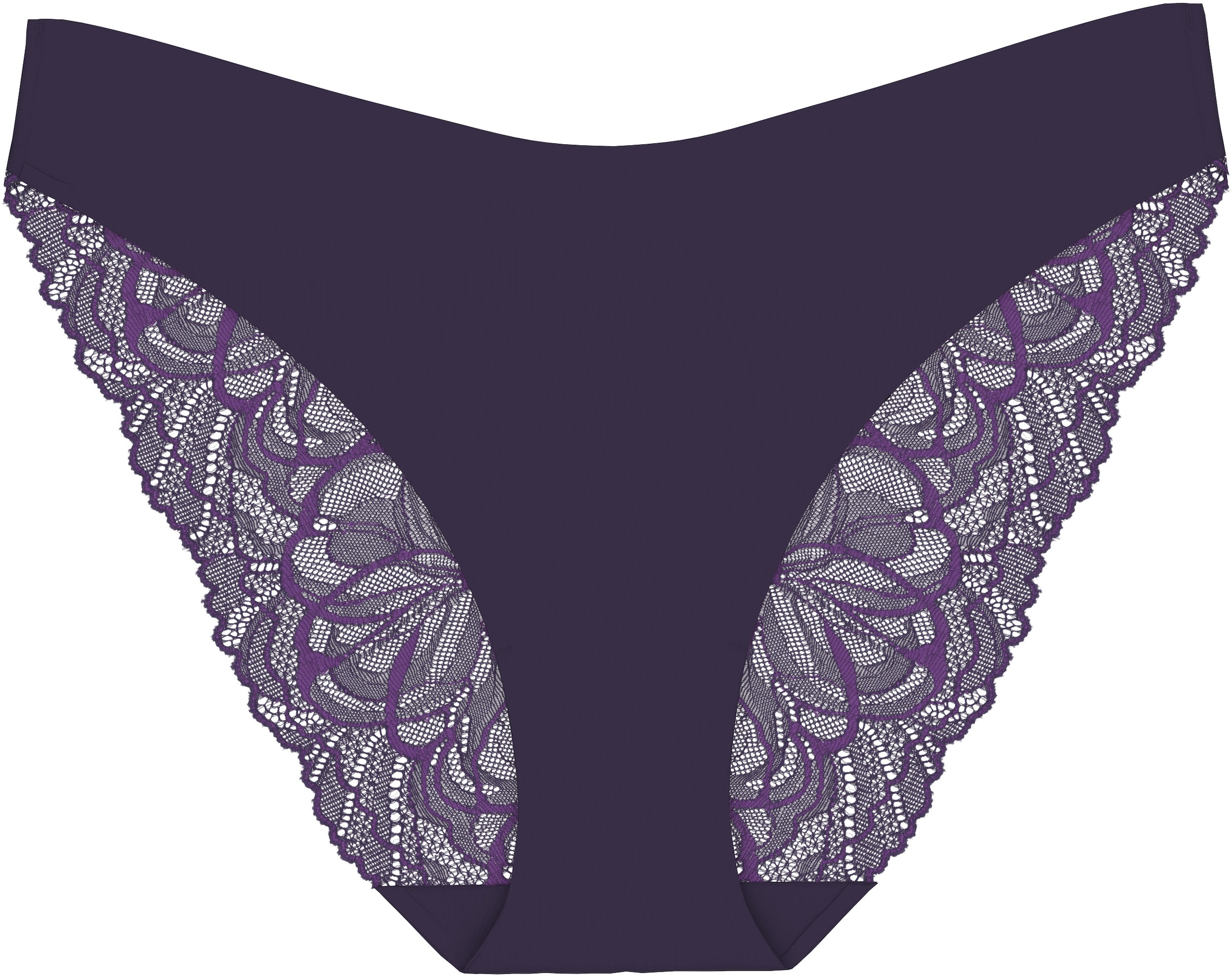 Triumph Slip »Body Make-Up Illusion Lace« florale Stretch-Spitze, hoher Beinausschnitt, weiche Microfaser