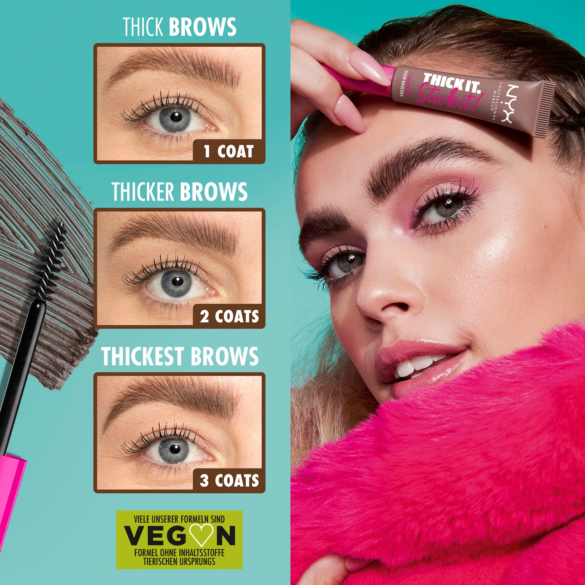 NYX Augenbrauen-Kosmetika »Professional Makeup Brow Mascara«