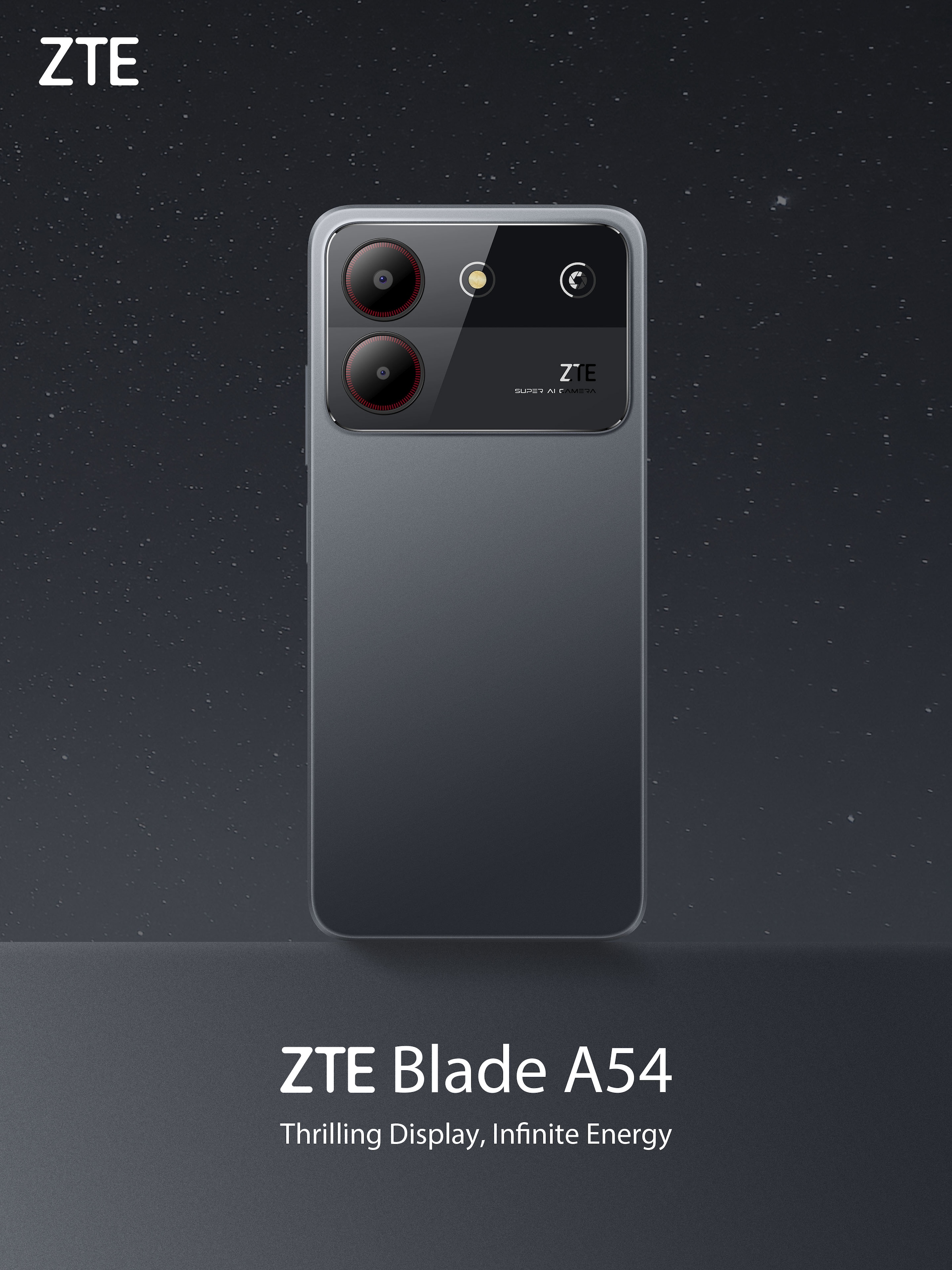 ZTE Smartphone »Blade A54«, grau, UNIVERSAL 3 | MP Jahre Garantie 64 ➥ cm/6,6 16,76 Zoll, Kamera Speicherplatz, 13 XXL GB