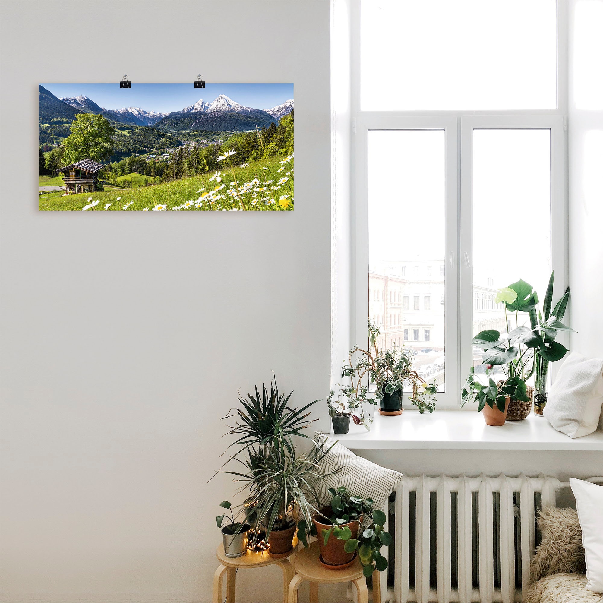 Artland Wandbild »Landschaft in den Bayerischen Alpen« Berge 1 Stk. tlg. als Leinwandbild, Poster in verschied. Größen