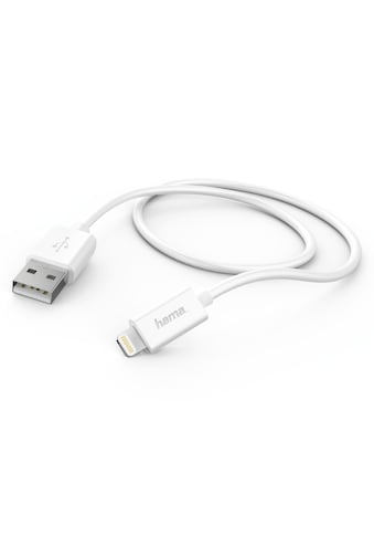 Hama USB-Kabel »iPhone/iPad 7/Plus, 8/Plus, X«, Lightning-USB Typ A, 100 cm kaufen