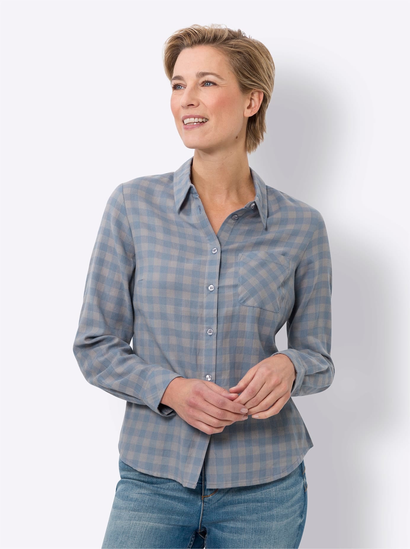 Classic Basics Flanellbluse