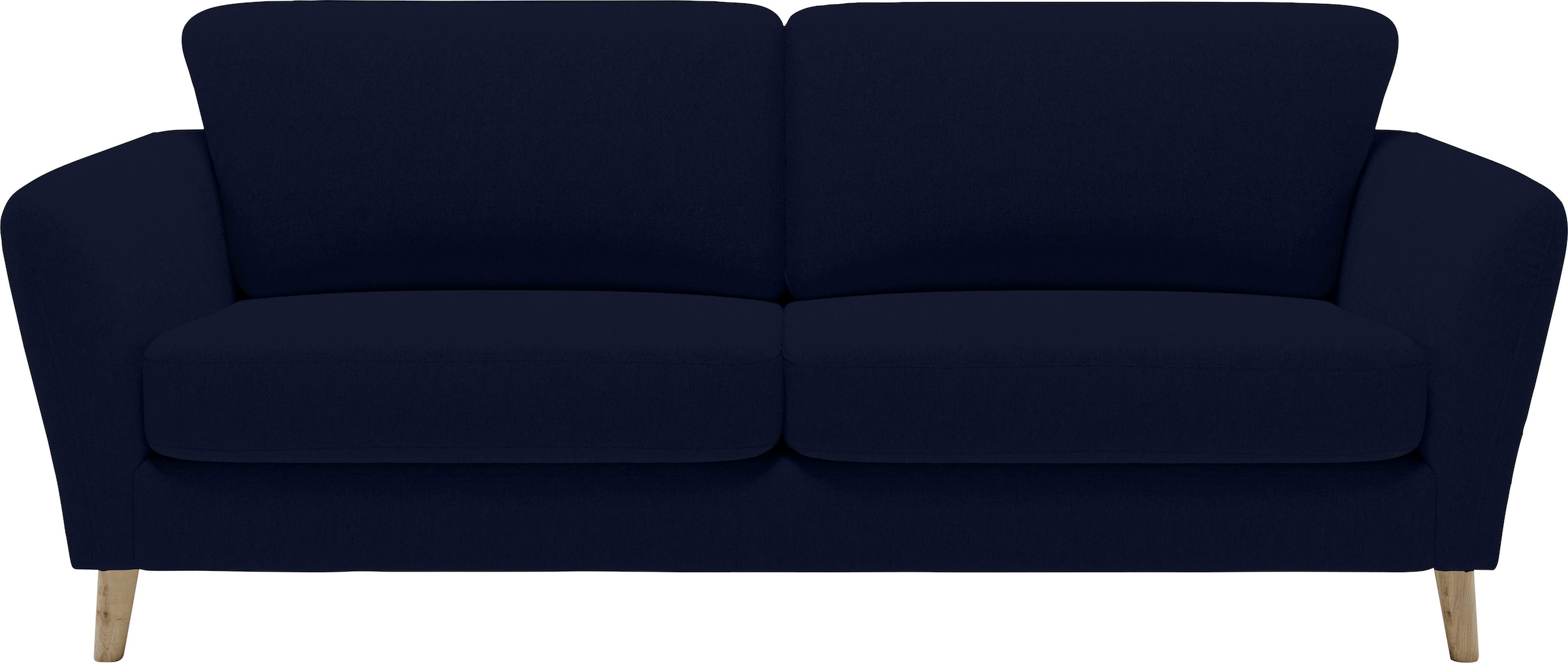 Home affaire 3-Sitzer »MARSEILLE Sofa 206 cm«, mit Massivholzbeinen aus Eiche, verschiedene Bezüge und Farbvarianten