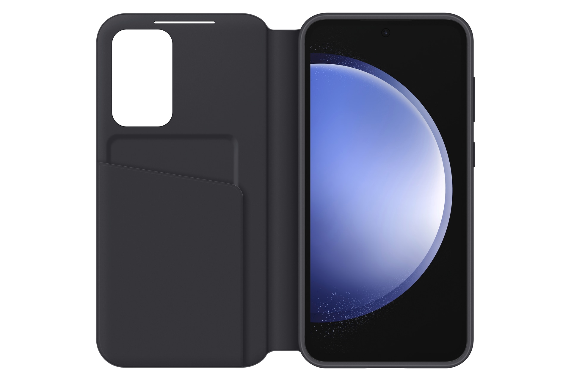 Samsung Handyhülle »Smart View Wallet Case für Samsung Galaxy S23 FE«, schützendes Cover, stoßfest, schlank, passgenau, einfach anzubringen