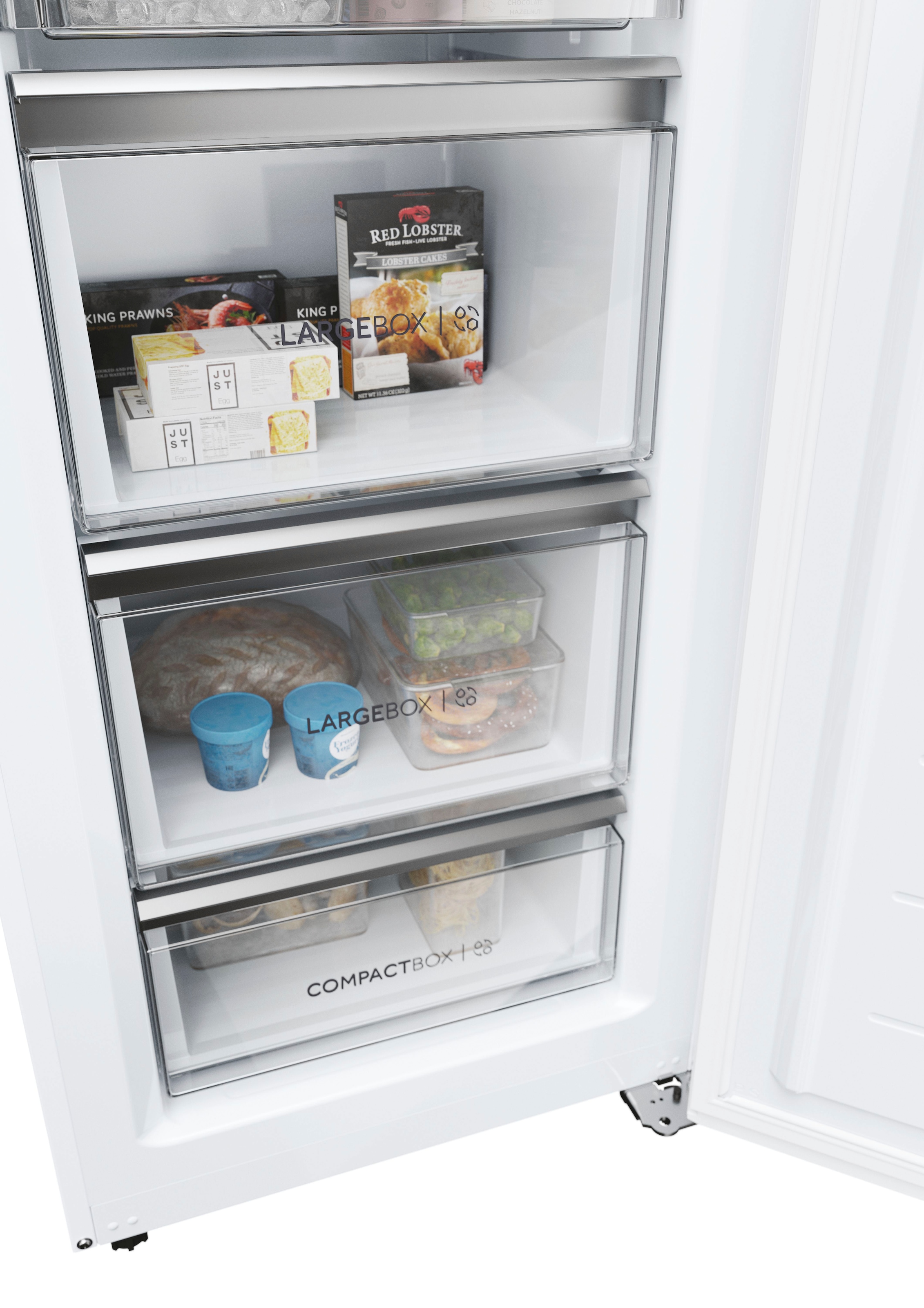 Haier Gefrierschrank »H4F306WDH1«, 190 cm hoch, 60 cm breit, 190 cm hoch, 60 cm breit, no Frost, Twist Ice Maker