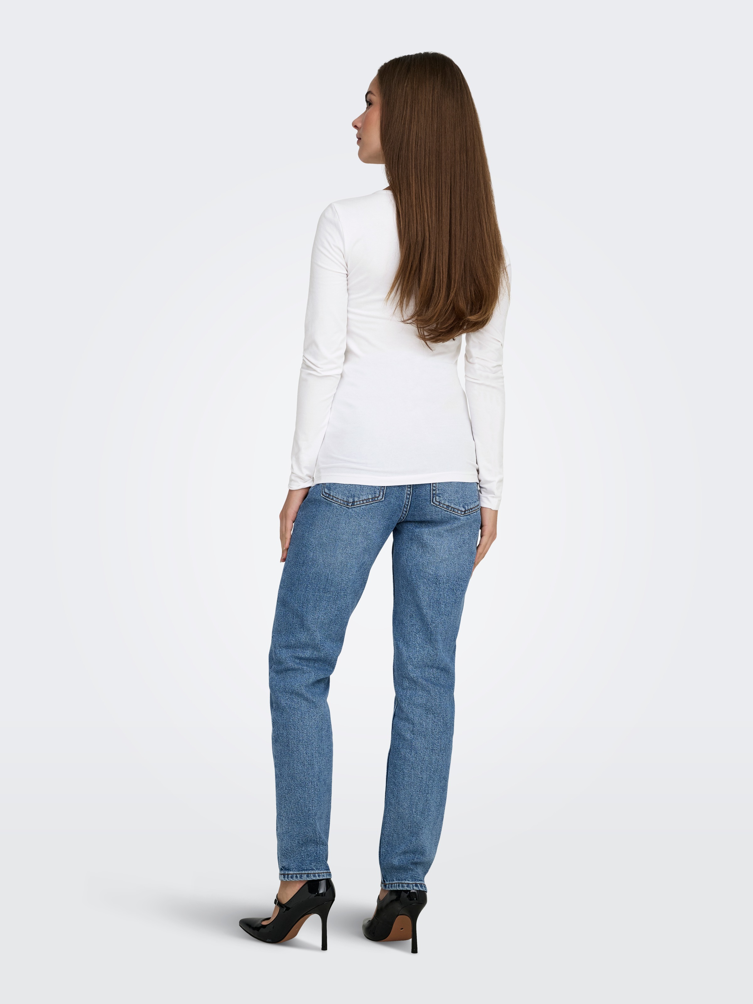 ONLY Langarmshirt »ONLLIVE LOVE L/S ONECK«