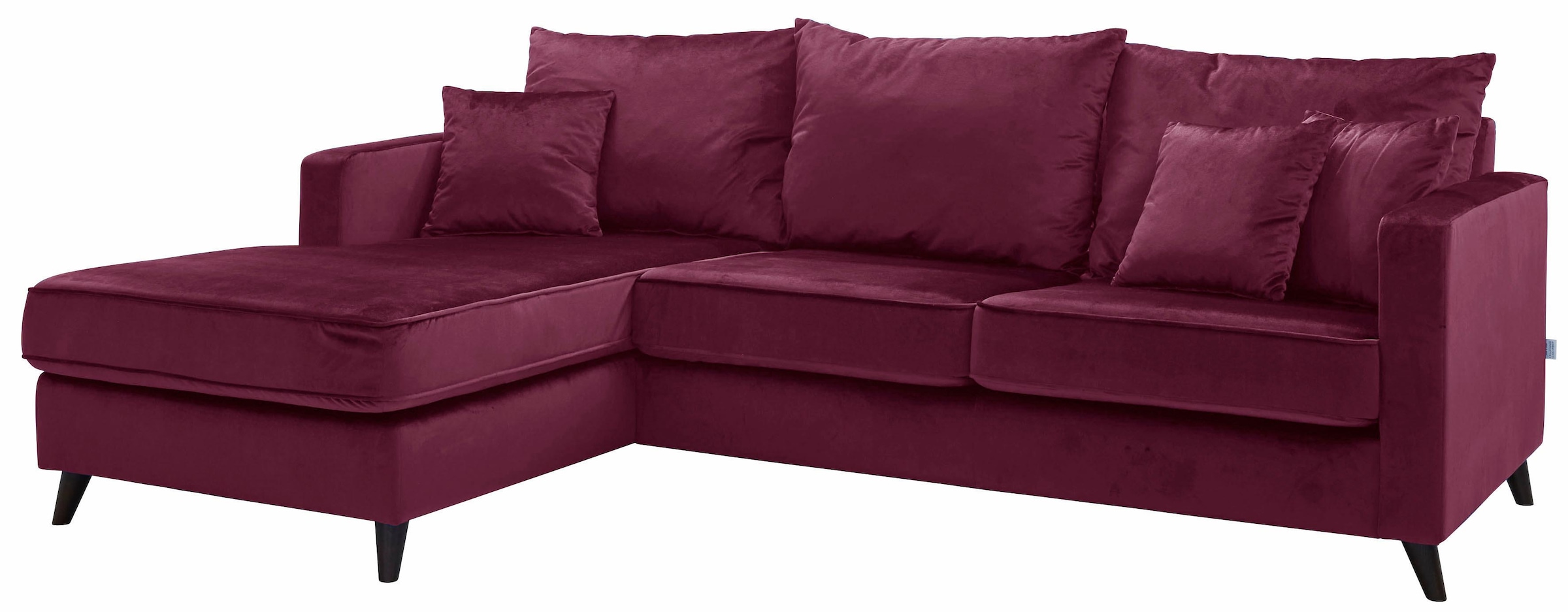 Guido Maria Kretschmer Home&Living Ecksofa »Renesse L-Form«, lose Kissen, Keder an Sitzkissen