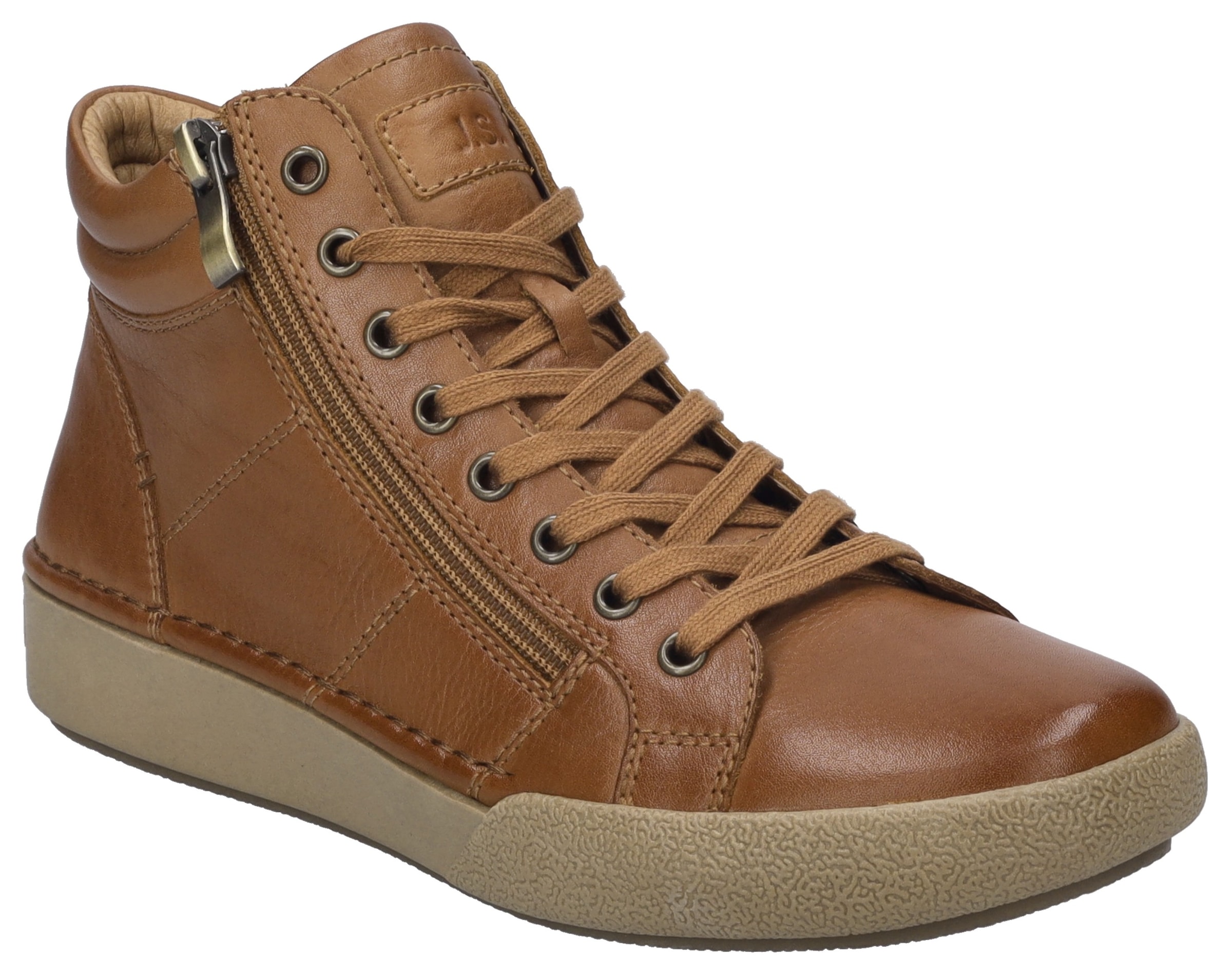 Josef Seibel Sneaker »Claire 11«, Schnürboots, High Top Sneaker, Komfortschuh mit Lederinnensohle