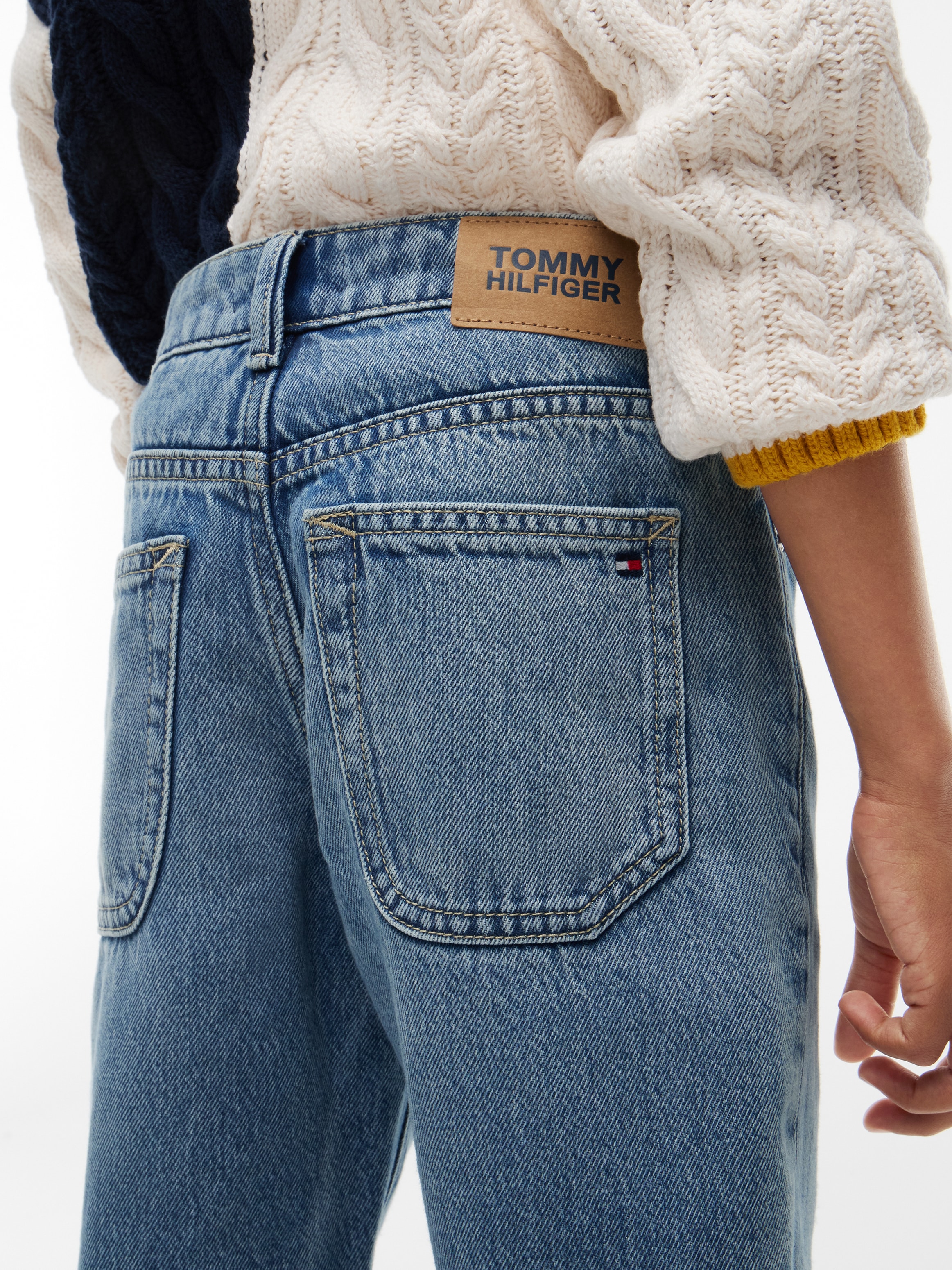 Tommy Hilfiger 5-Pocket-Jeans Straight Fit, Kinder bis 16 Jahre