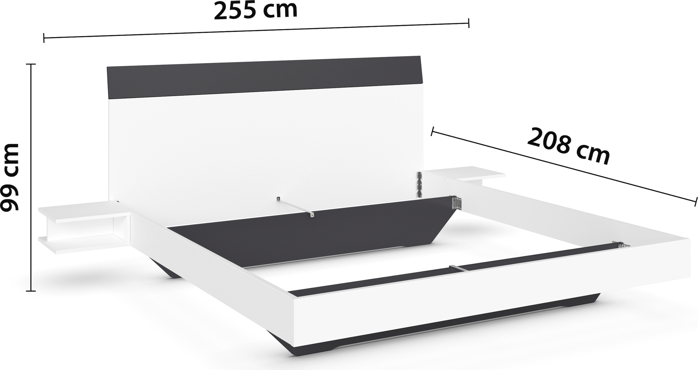 rauch Schlafzimmer-Set »Monza«, mit Drehtürenschrank Breite 226 cm, Bettanlage in 2 Breiten
