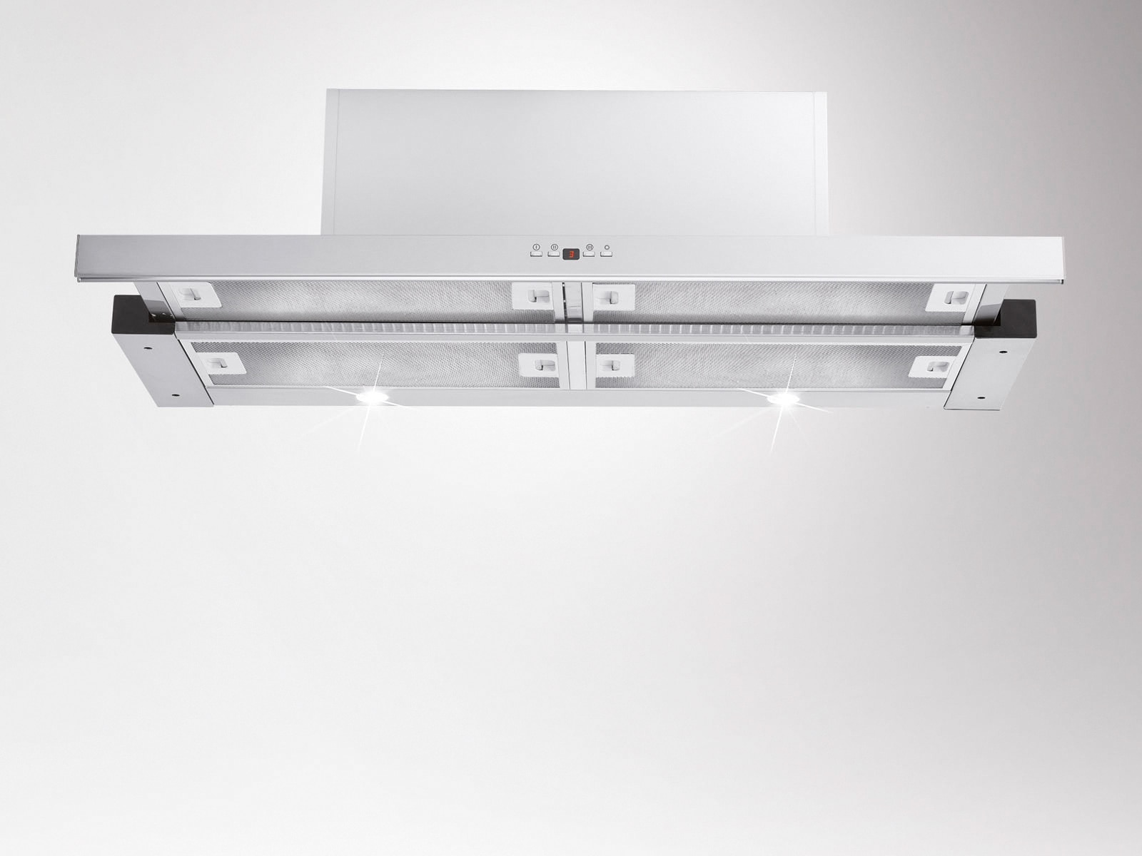 Amica Flachschirmhaube »FH 694 621 E« Flexibel & kompakt: helles Licht, simple Steuerung, Display