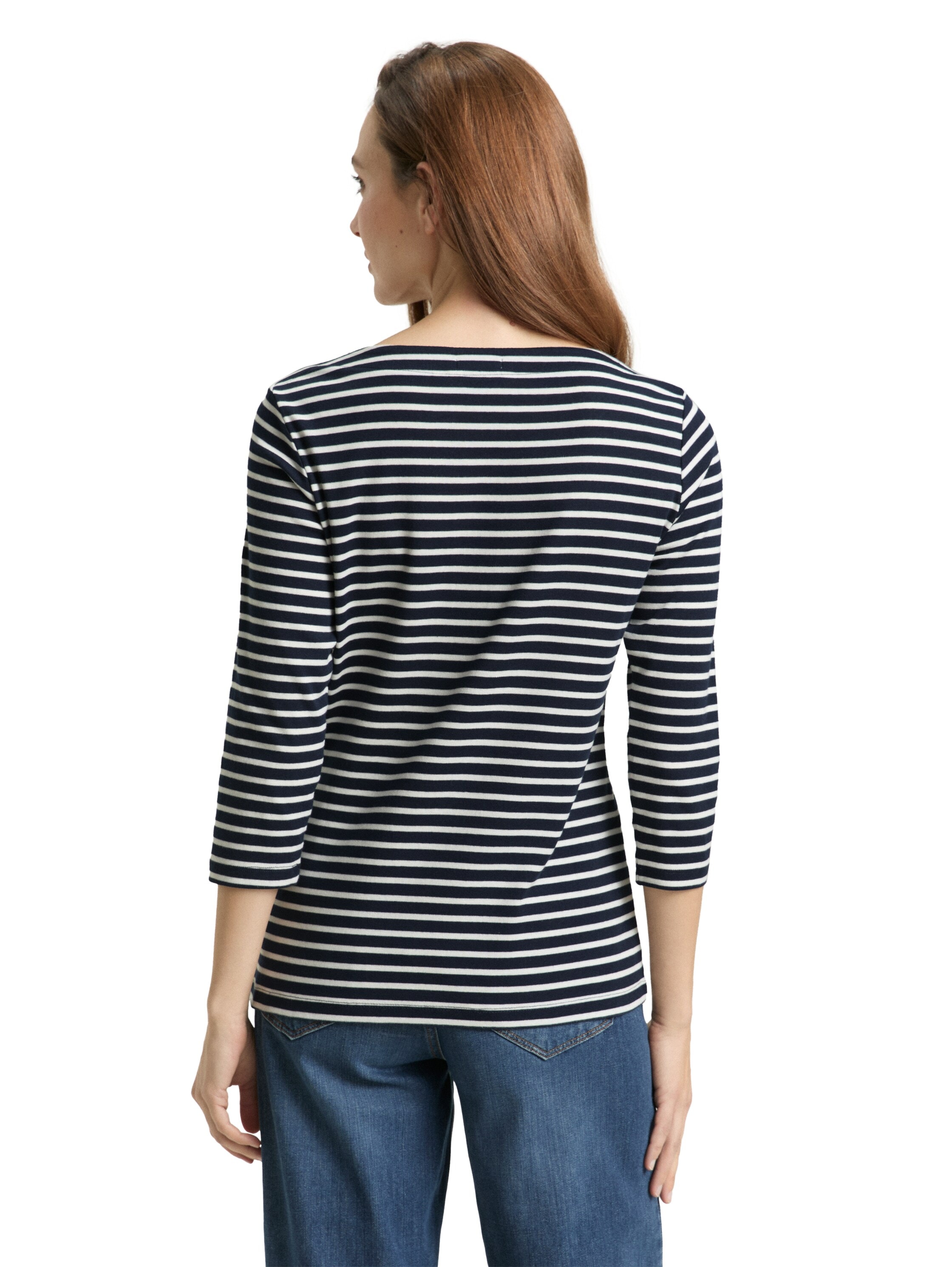 TOM TAILOR 3/4-Arm-Shirt im Streifen-Design