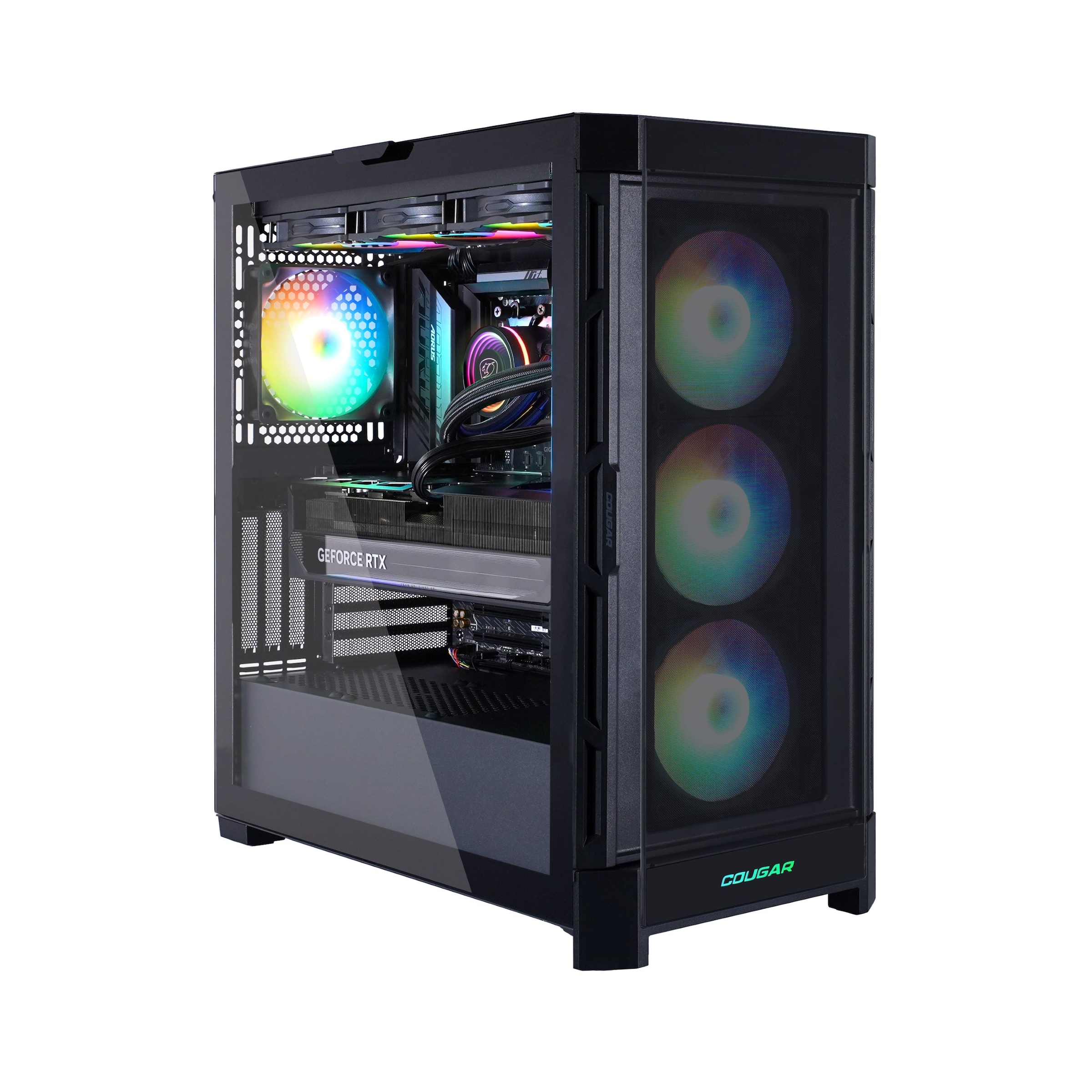 Cougar Gaming-PC »DUOFACE PRO BK 7466«, Windows 11, DDR5 RAM