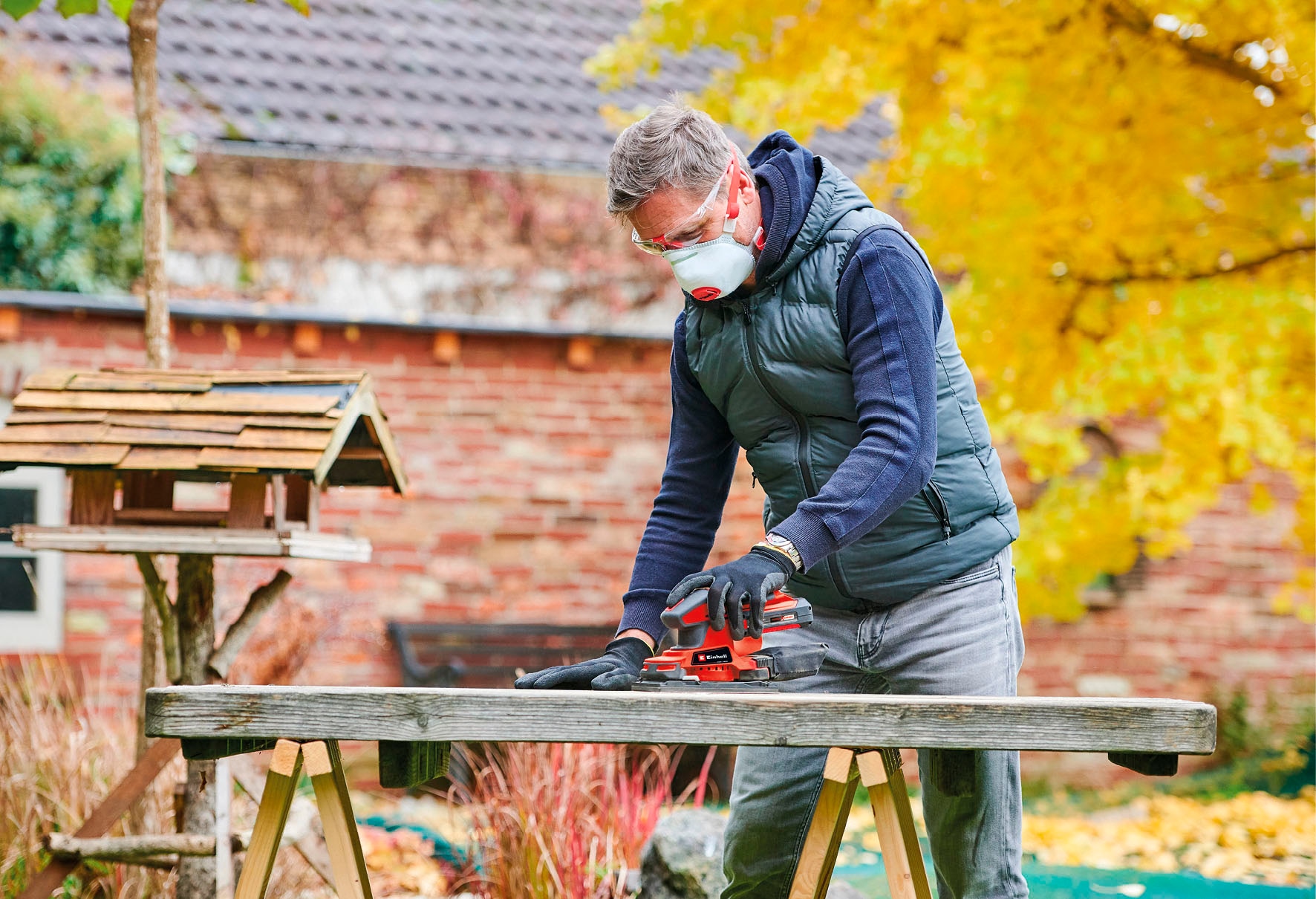 Einhell Schwingschleifer »Akku-Schwingschleifer TC-OS 18/187 Li Solo« 2 tlg. ohne Akku und Ladegerät
