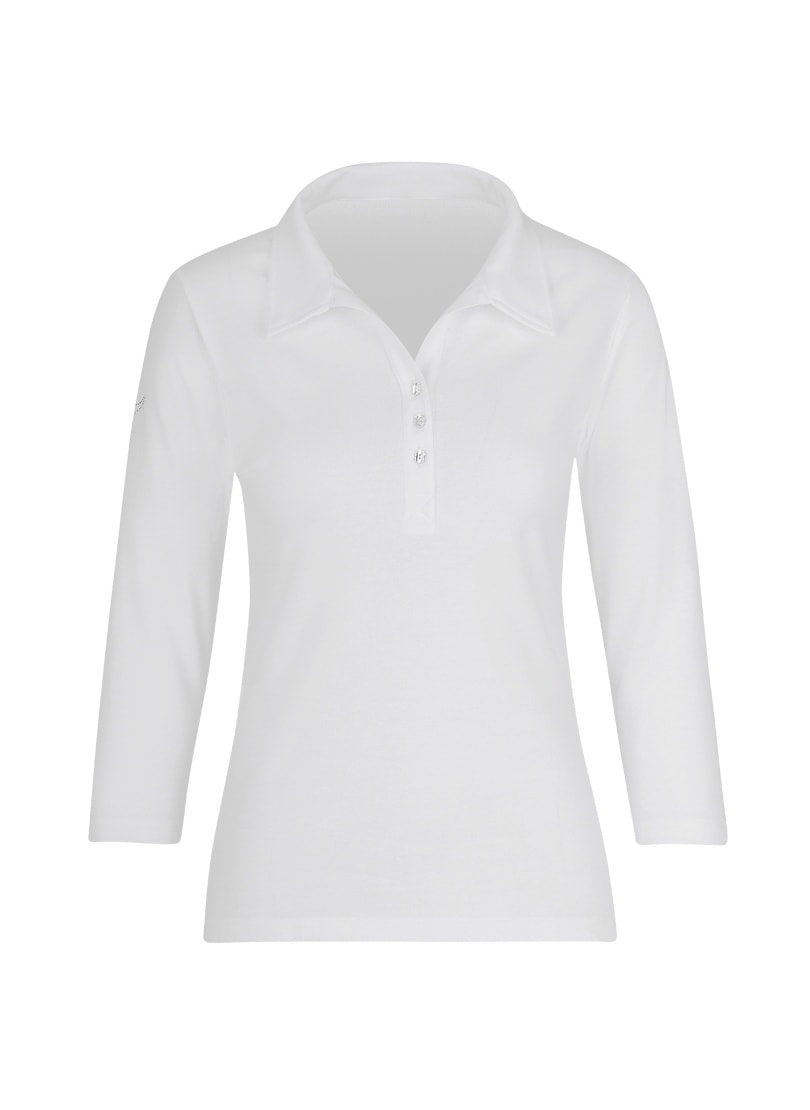 Trigema Poloshirt »TRIGEMA Poloshirt mit Kristallsteinen«, (1 tlg.)