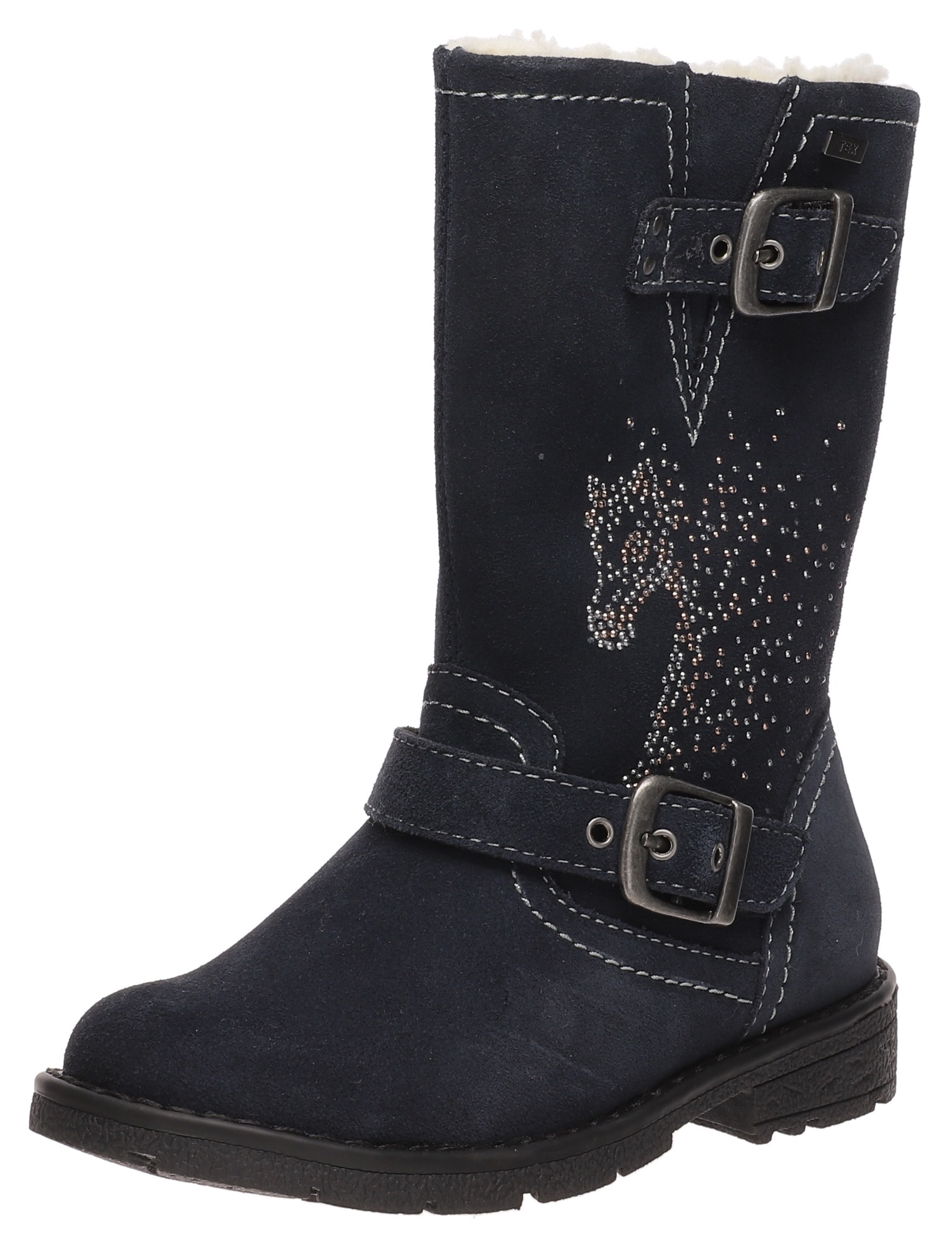 Winterstiefel »HEIDI-TEX WMS: weit«, mit Pferdemotiv aus Strass-Steinchen