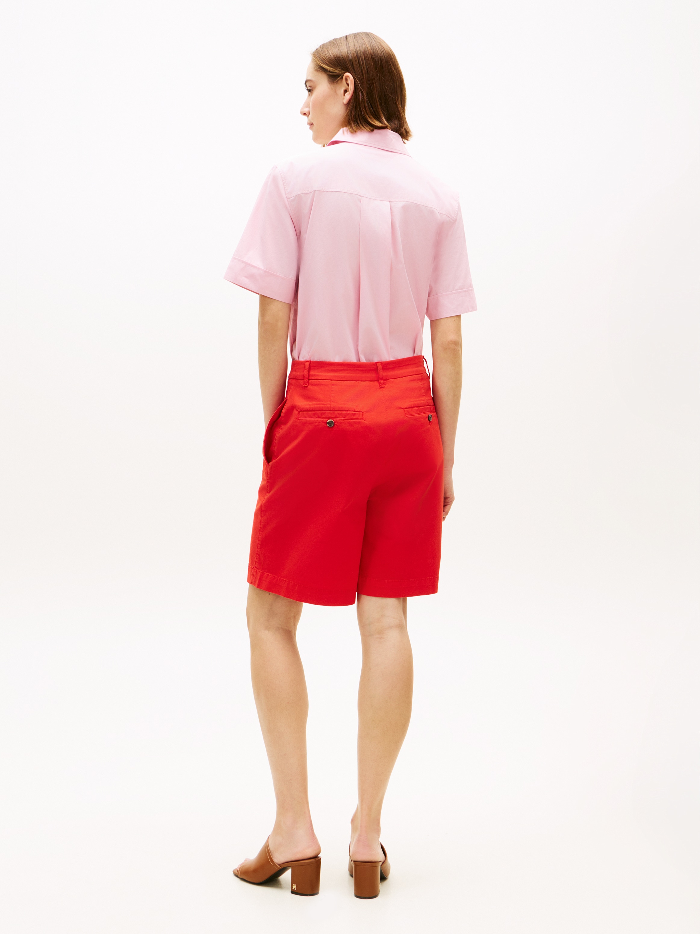 Tommy Hilfiger Chinoshorts »CO GMD BLEND CHINO SHORT«  mit geknöpften Gesäßtaschen, Regular Fit