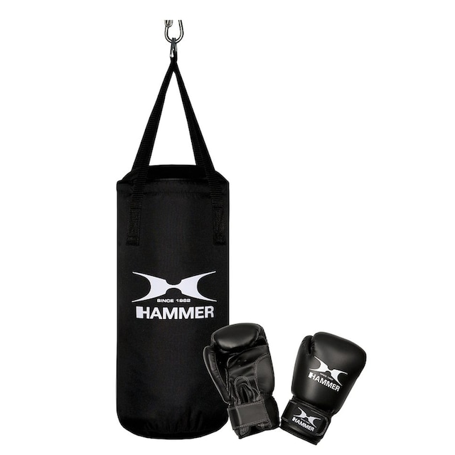 Hammer Boxsack »Junior«, (Set, 2 tlg., mit Boxhandschuhen) bei