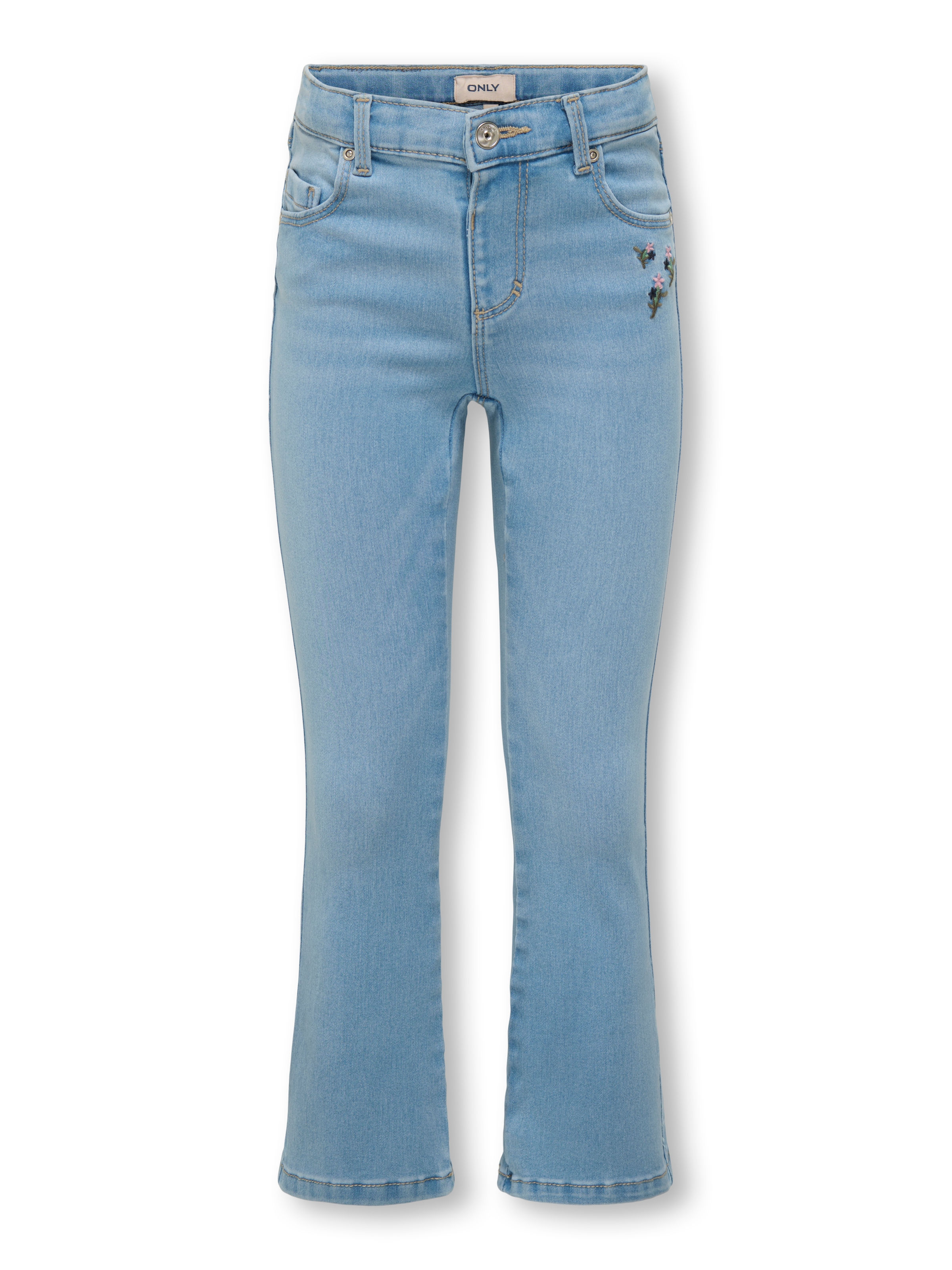 KIDS ONLY Bootcut-Jeans »KMGROYAL FLARED FLOWER JEANS NOOS«