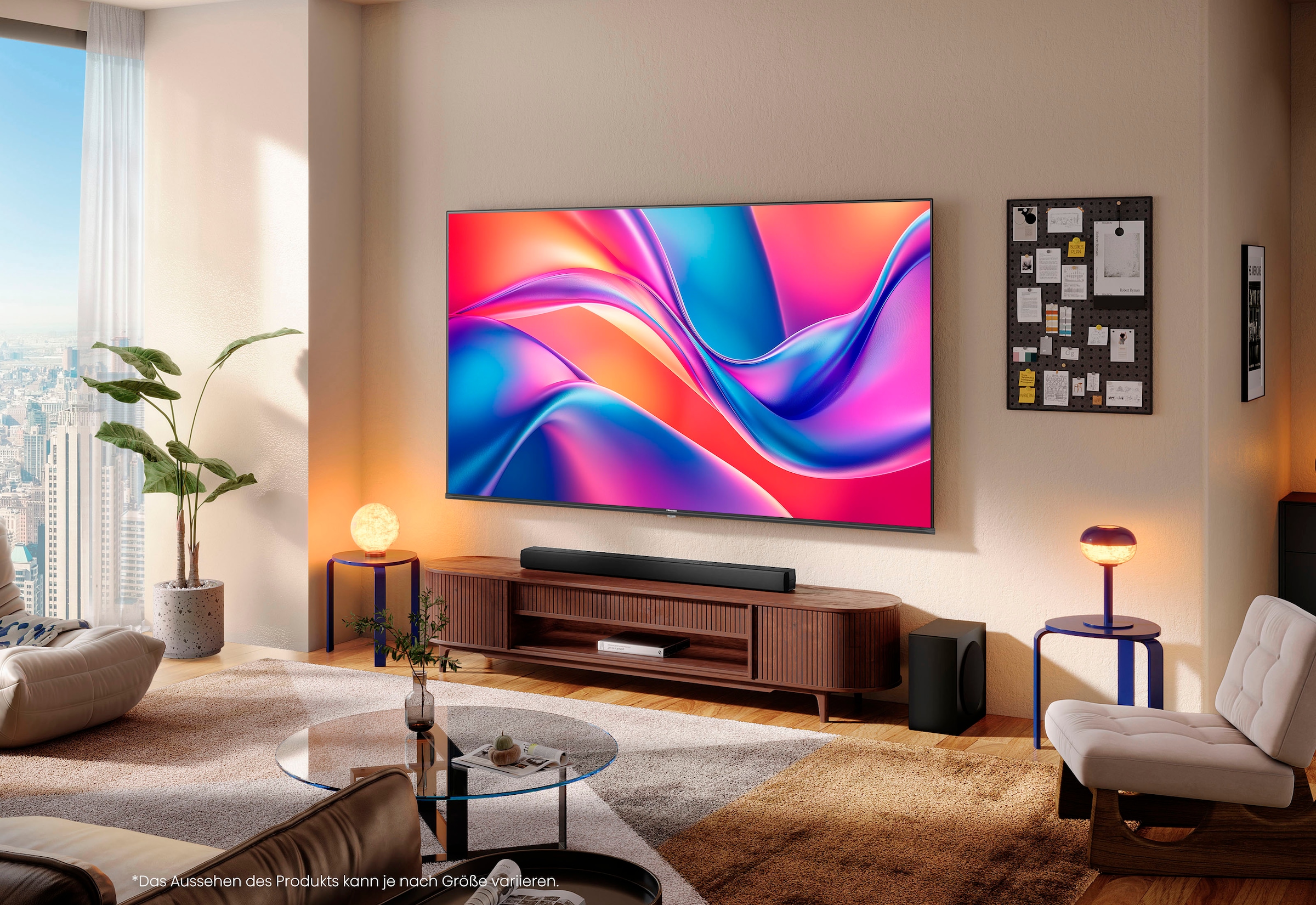 Hisense QLED-Fernseher »85E77Q«, 4K Ultra HD, Smart-TV, 4K UHD QLED