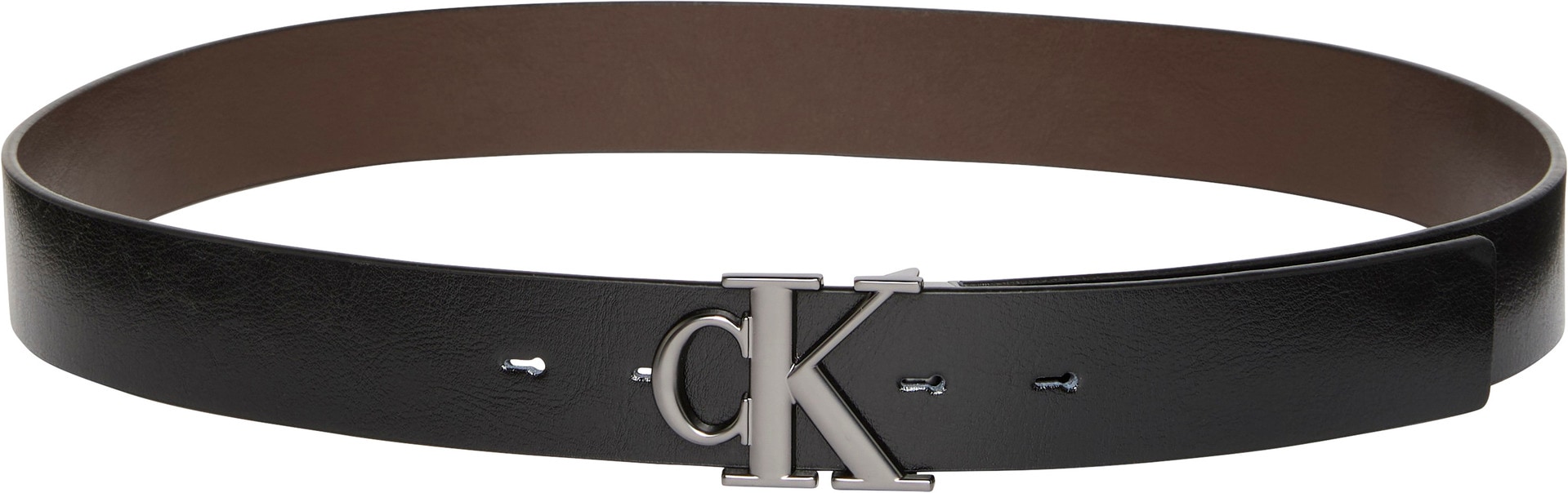 Calvin Klein Jeans Ledergürtel »MNGRM PLQ BCKL 35MM«