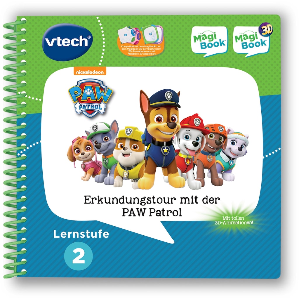 Vtech® Buch »MagiBook Lernstufe 2 - Erkundungtour mit der PAW Patrol«