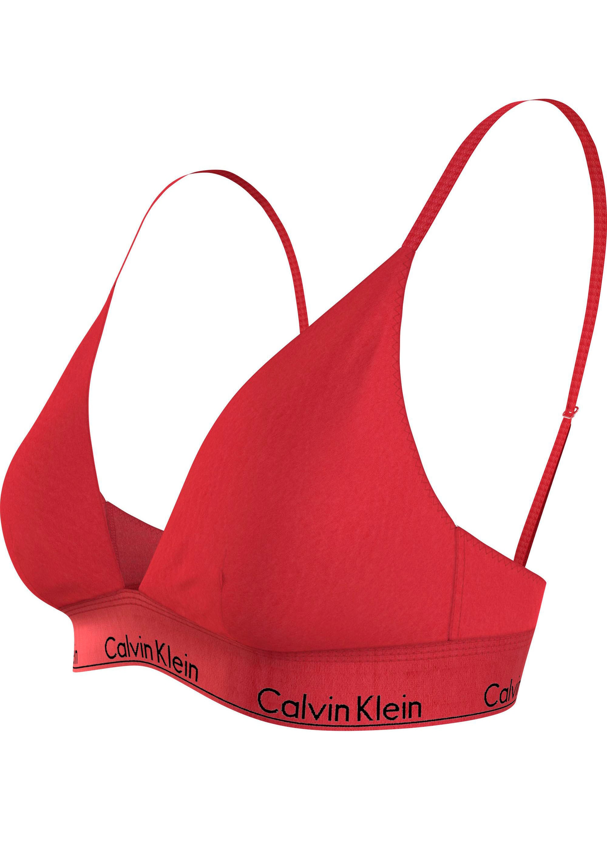 Calvin Klein TRIANGLE«, CK-Logoschriftzug mit | online UNIVERSAL Triangel-BH bestellen »UNLINED
