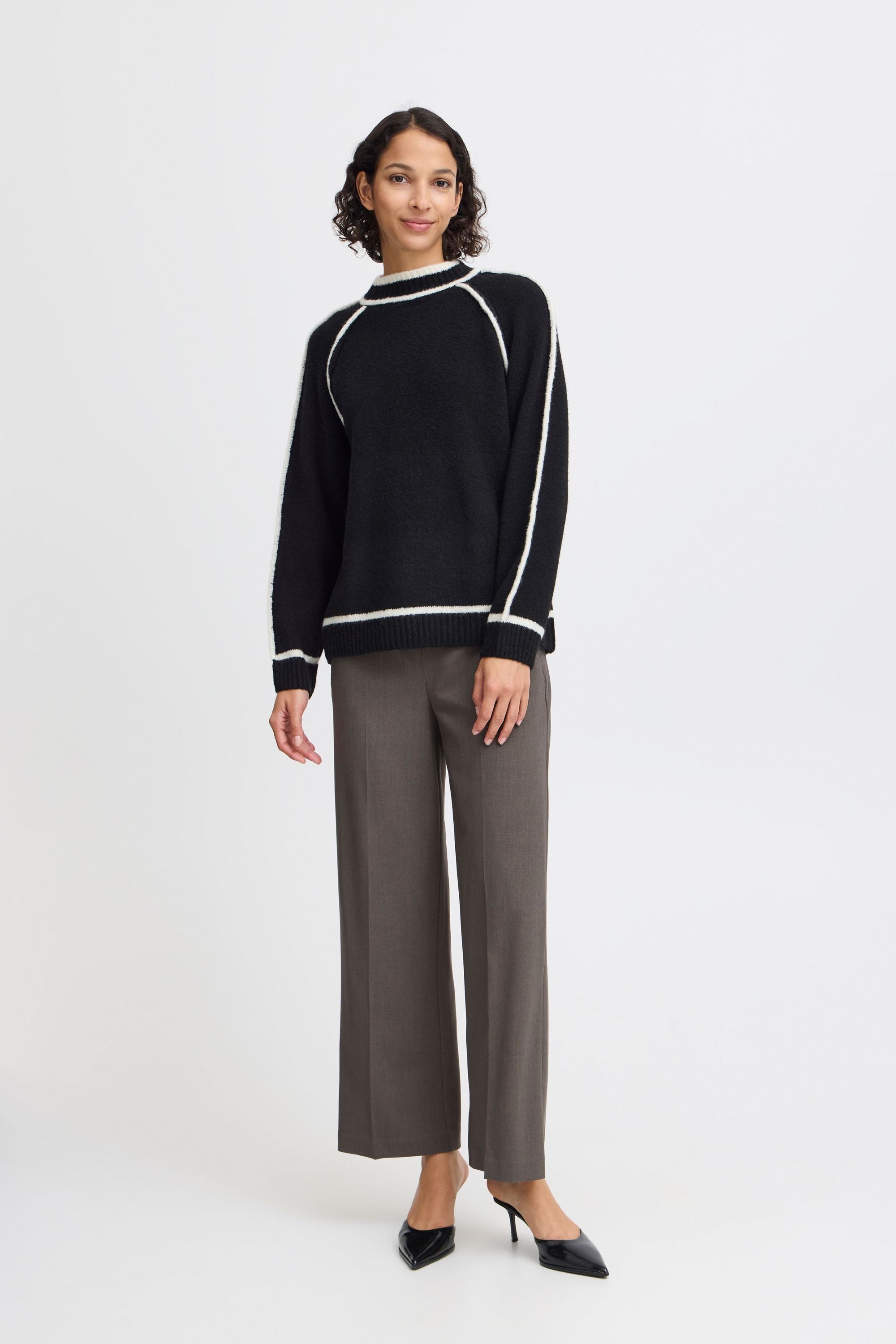 b.young Strickfleece-Pullover »Strickpullover BYNINNA W. TURTLENECK -«