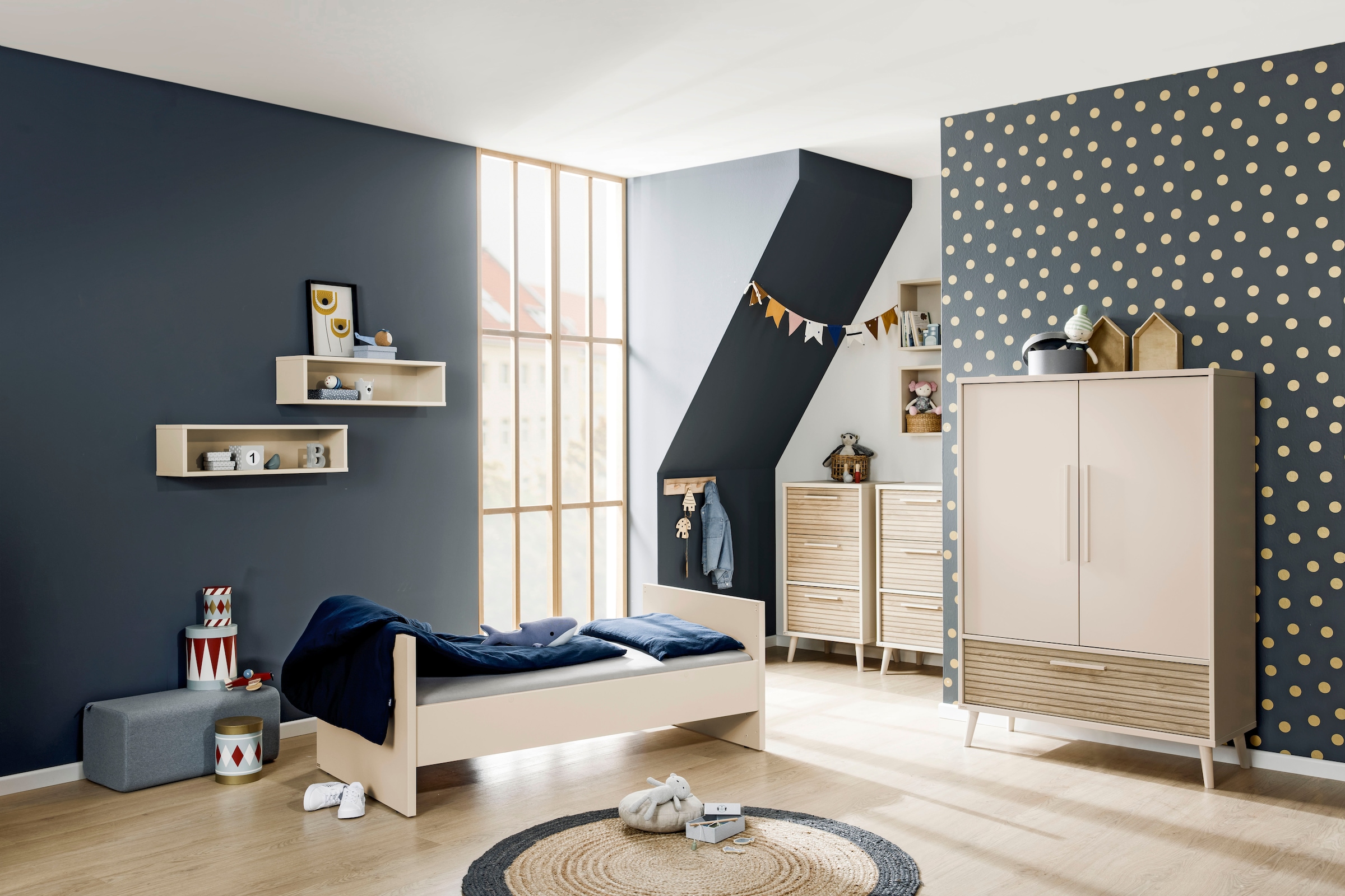 PAIDI Babybett »EEFJE«, mit Comfort-Lattenrost, umbaubar zum Kinderbett