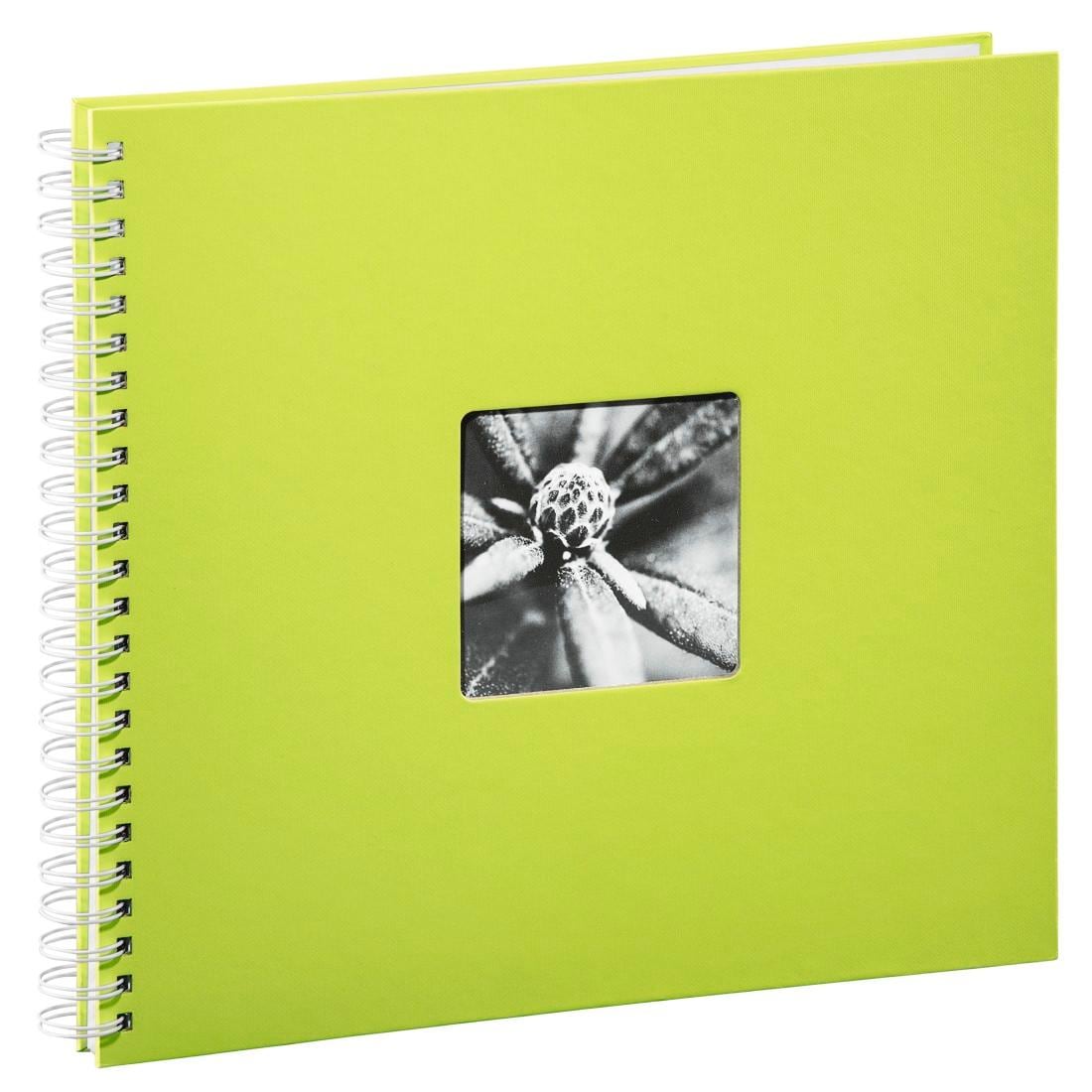 Hama Fotoalbum »Spiralalbum 36 x 32 cm, 50 weiße Seiten, Fotoalbum, kiwi«