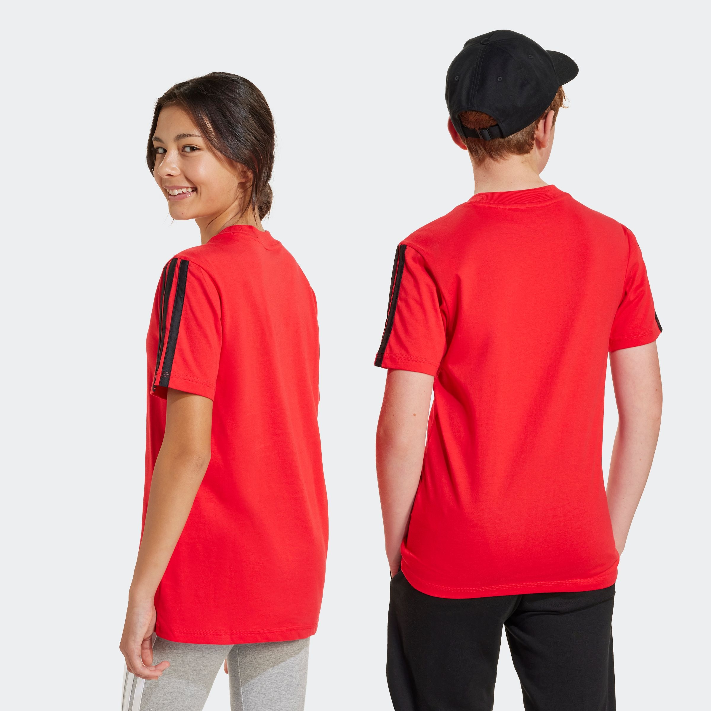 adidas Sportswear T-Shirt »ESSENTIALS KIDS« sportlicher Stil, Rundhalsausschnitt, ohne Verschluss, für Kinder