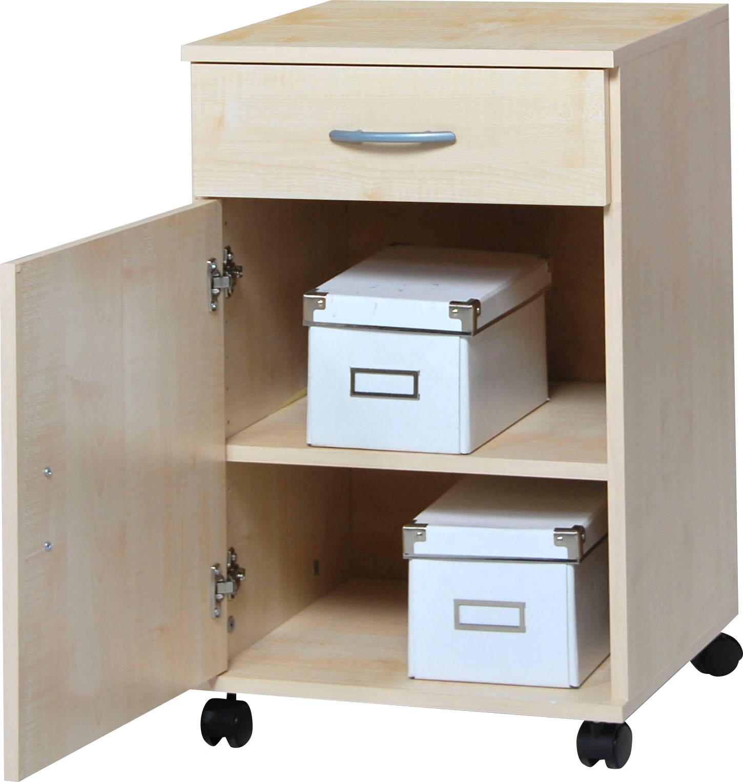 VOGL Möbelfabrik Rollcontainer »1191, Bürocontainer«, (1 St.), verschiedene Ausführungen, mit Schubladen, Höhe 67 cm, Made in Germany