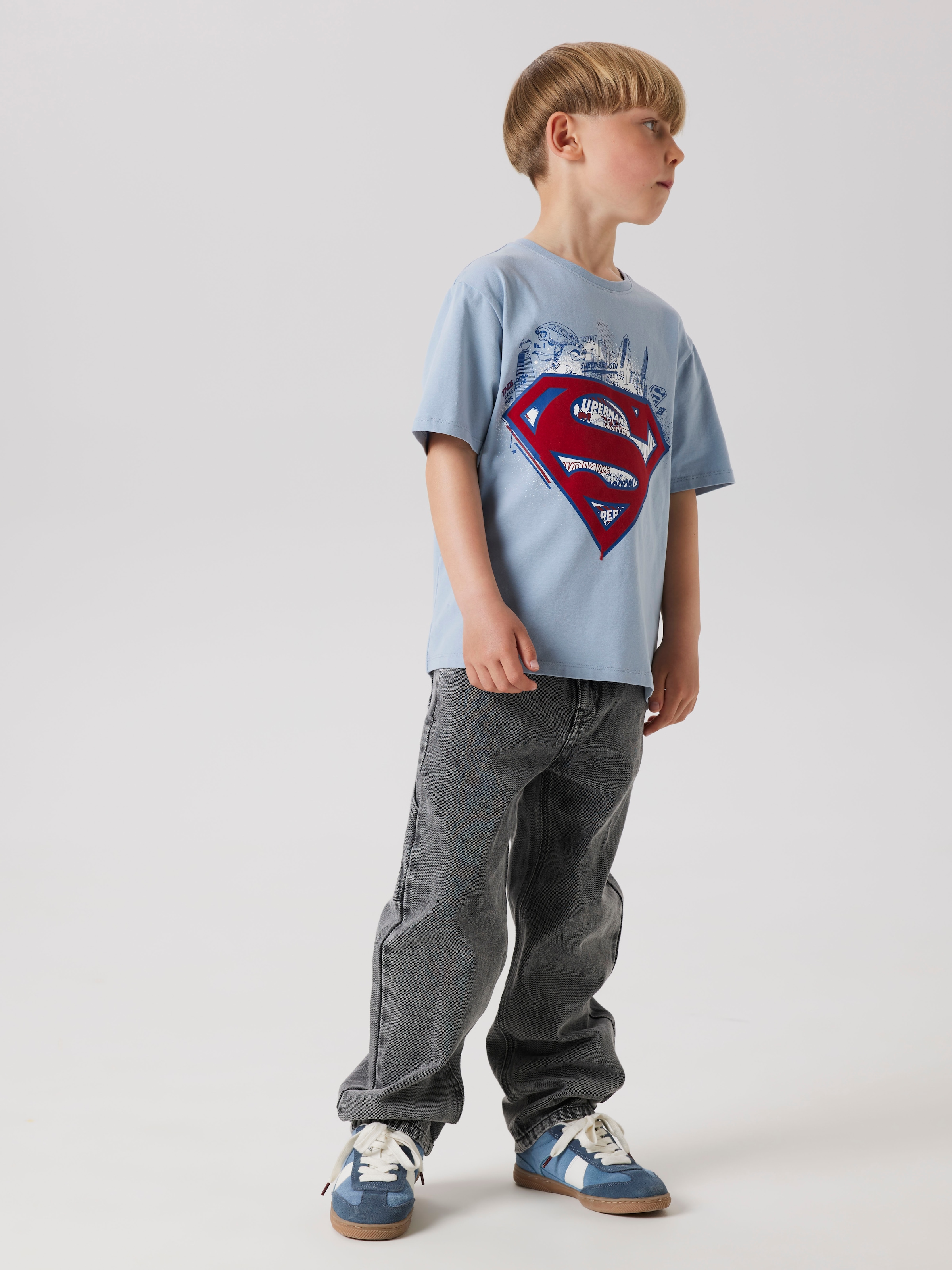 Name It 5-Pocket-Jeans »NKMRYAN für Jungen mit geradem Bein und 5-Pocket-Style«, unifarben, casual, straight fit, Baumwolle, Denim
