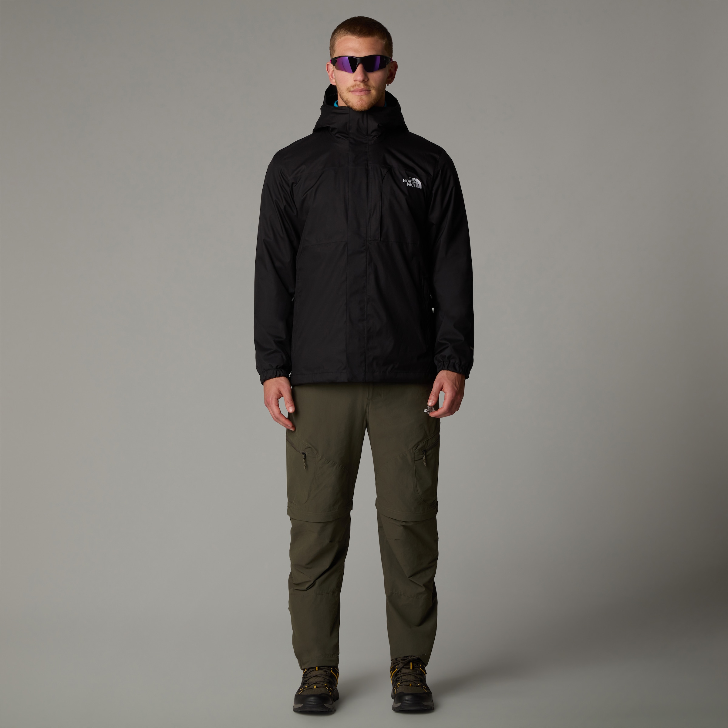 The North Face Outdoorjacke »M QUEST TRICLIMATE JACKET«, (2 St.), mit Kapuze, Winterjacke mit abnehmbarer Fleecejacke