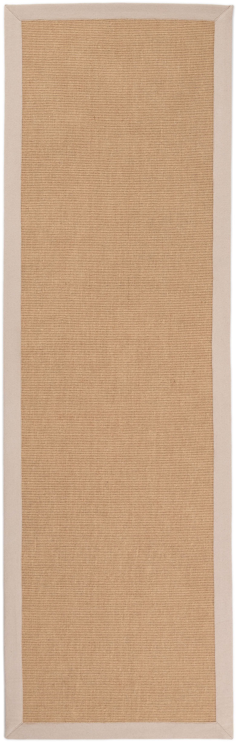 carpetfine Läufer »Sisal«, rechteckig, 5 mm Höhe, mit farbiger Bordüre, Anti Rutsch Rückseite