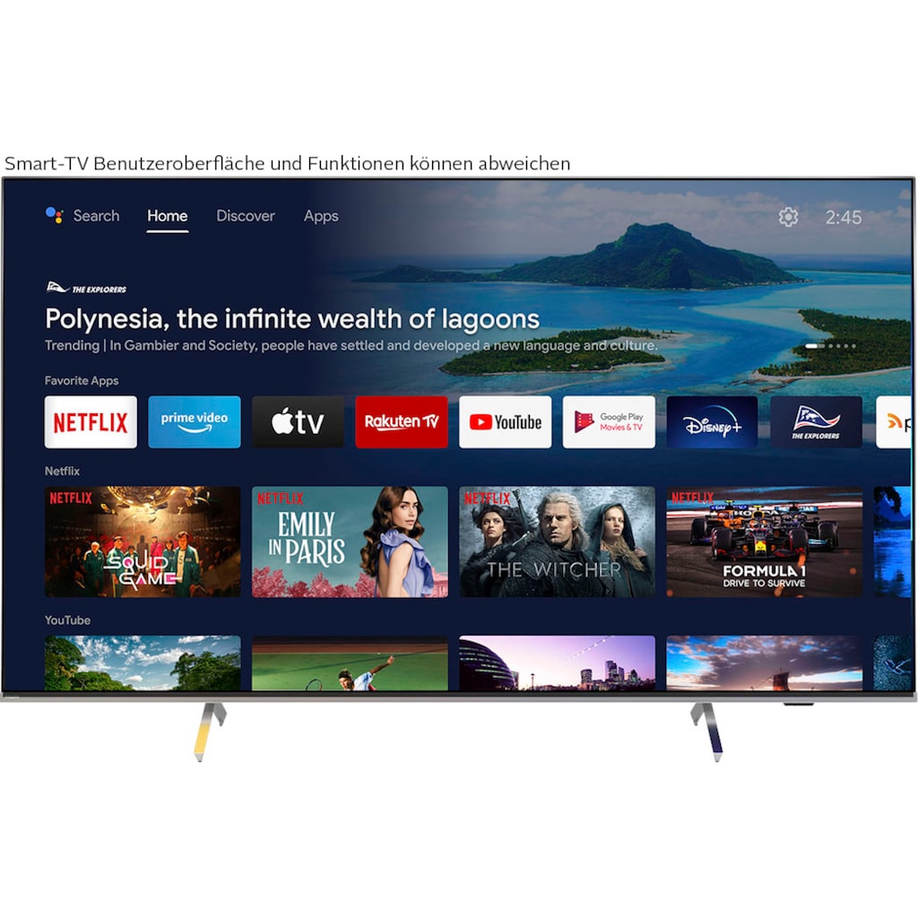 Philips LED-Fernseher »65PUS8507/12«, 164 cm/65 Zoll, 4K Ultra HD, Smart-TV-Android TV