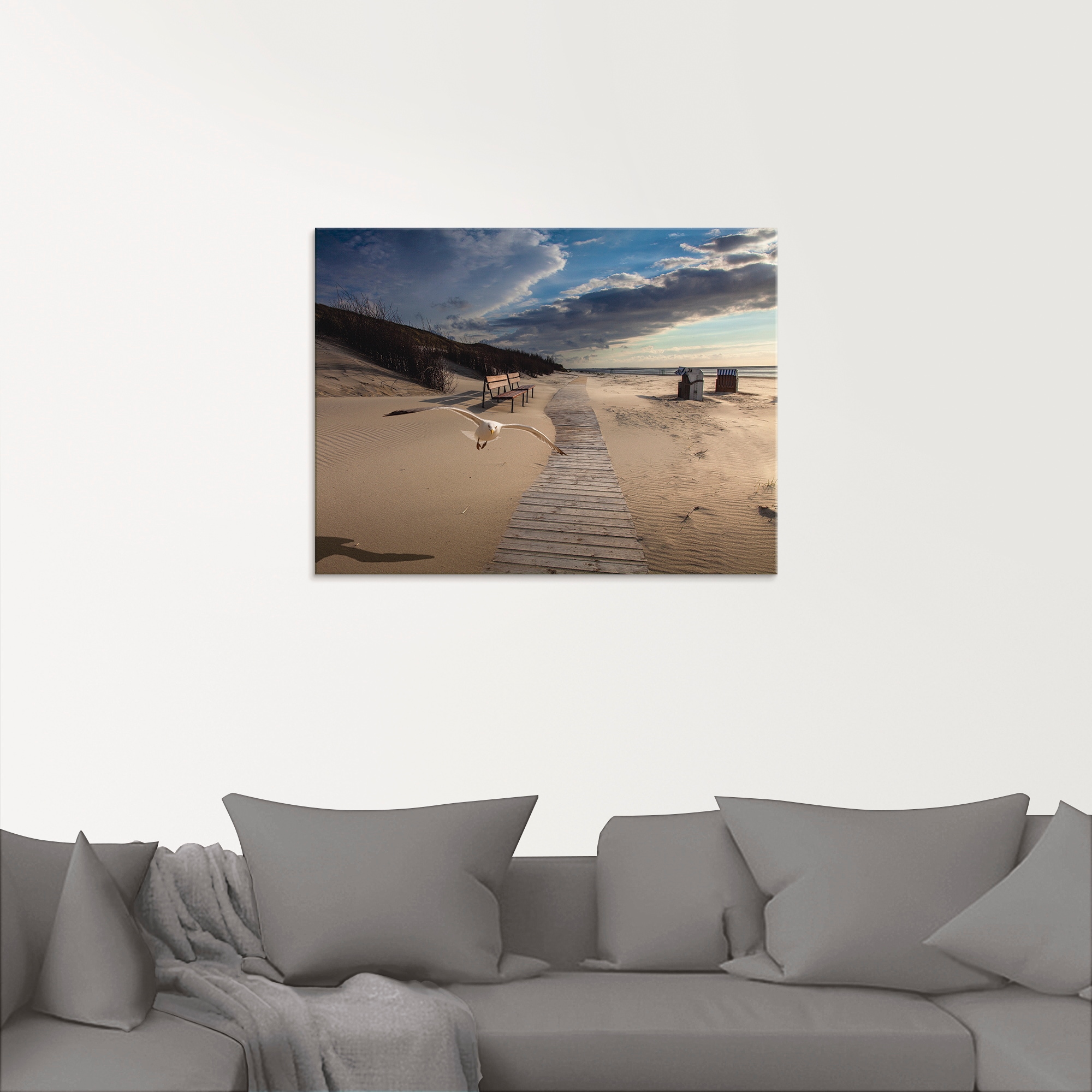 Artland Glasbild »Strandimpressionen« Strand 1 Stk. tlg. in verschiedenen Größen