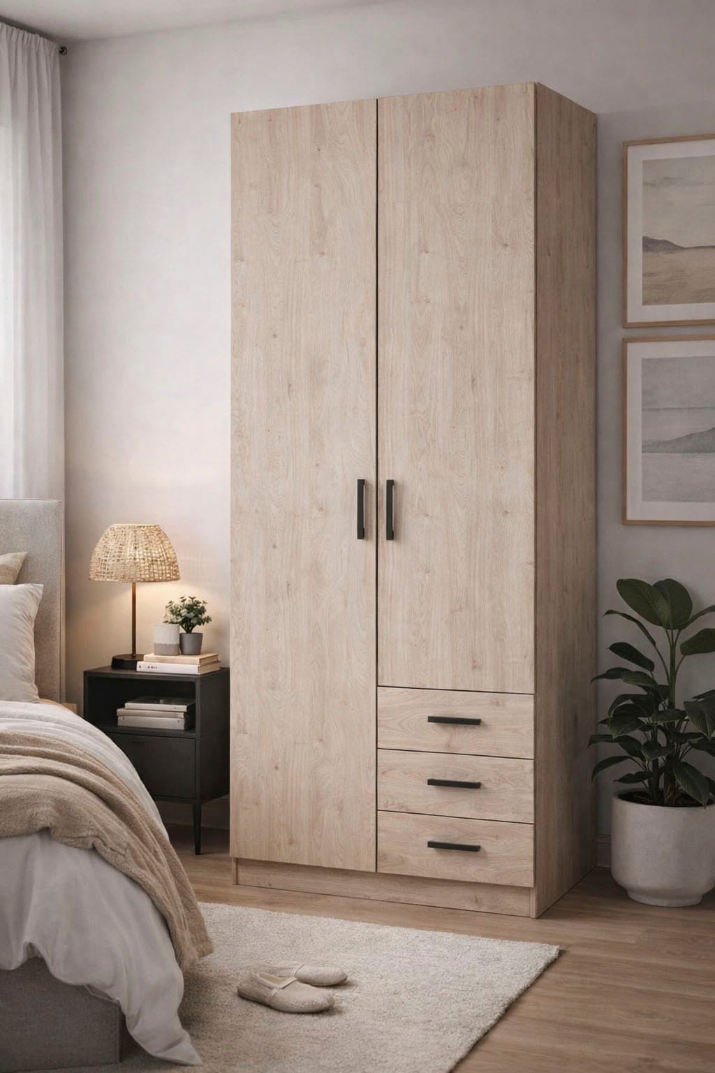 INOSIGN Kleiderschrank »Sprint , viel Stauraum, robuste Qualität, 3 Breiten 98, 147, 195 cm« Mit Einlegeböden & Stange, in mehreren Varianten erhältlich