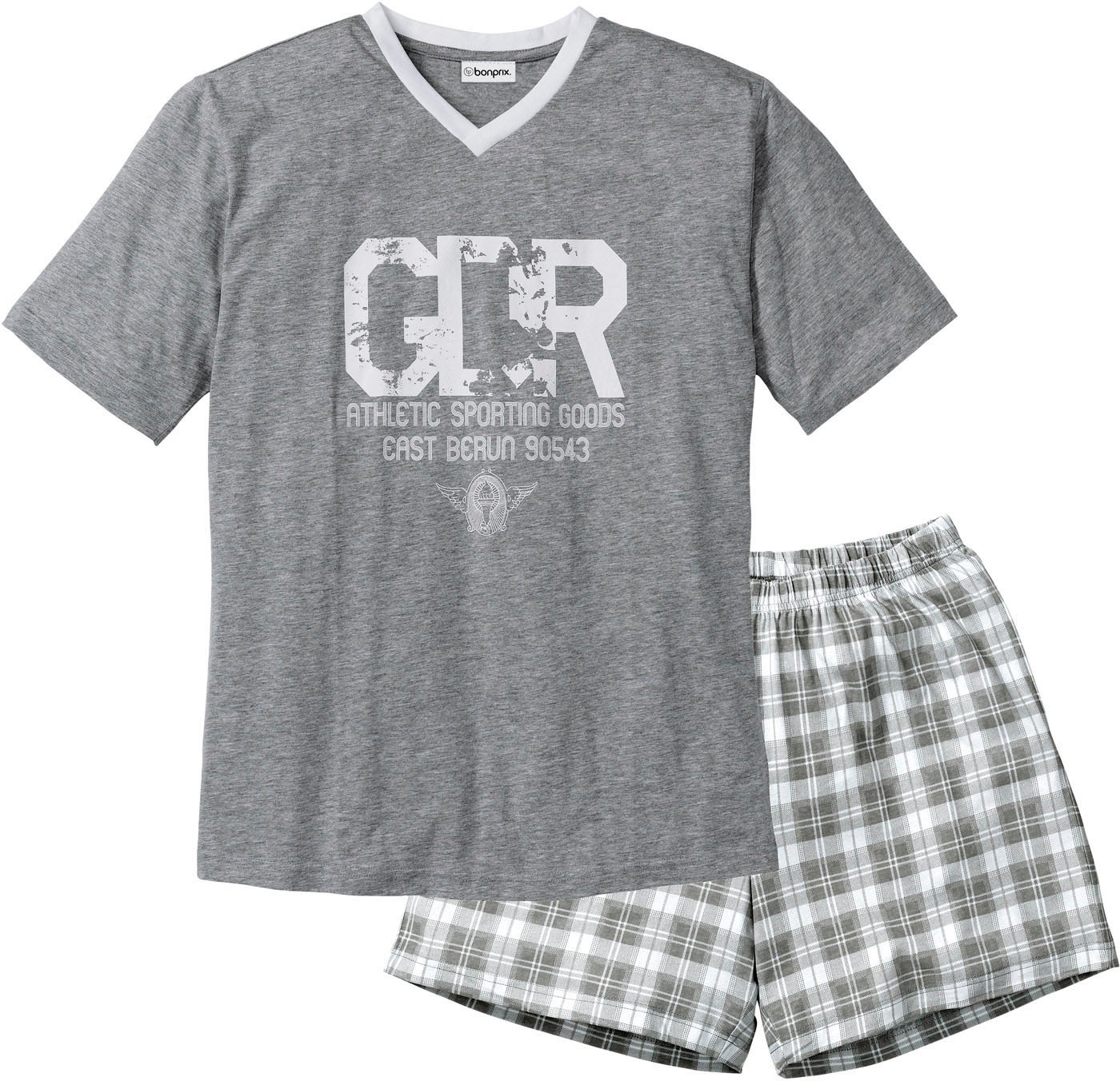 bonprix Shorty Set, 2 bequeme Passform, mit elastischem Gummibund, im Casual Stil