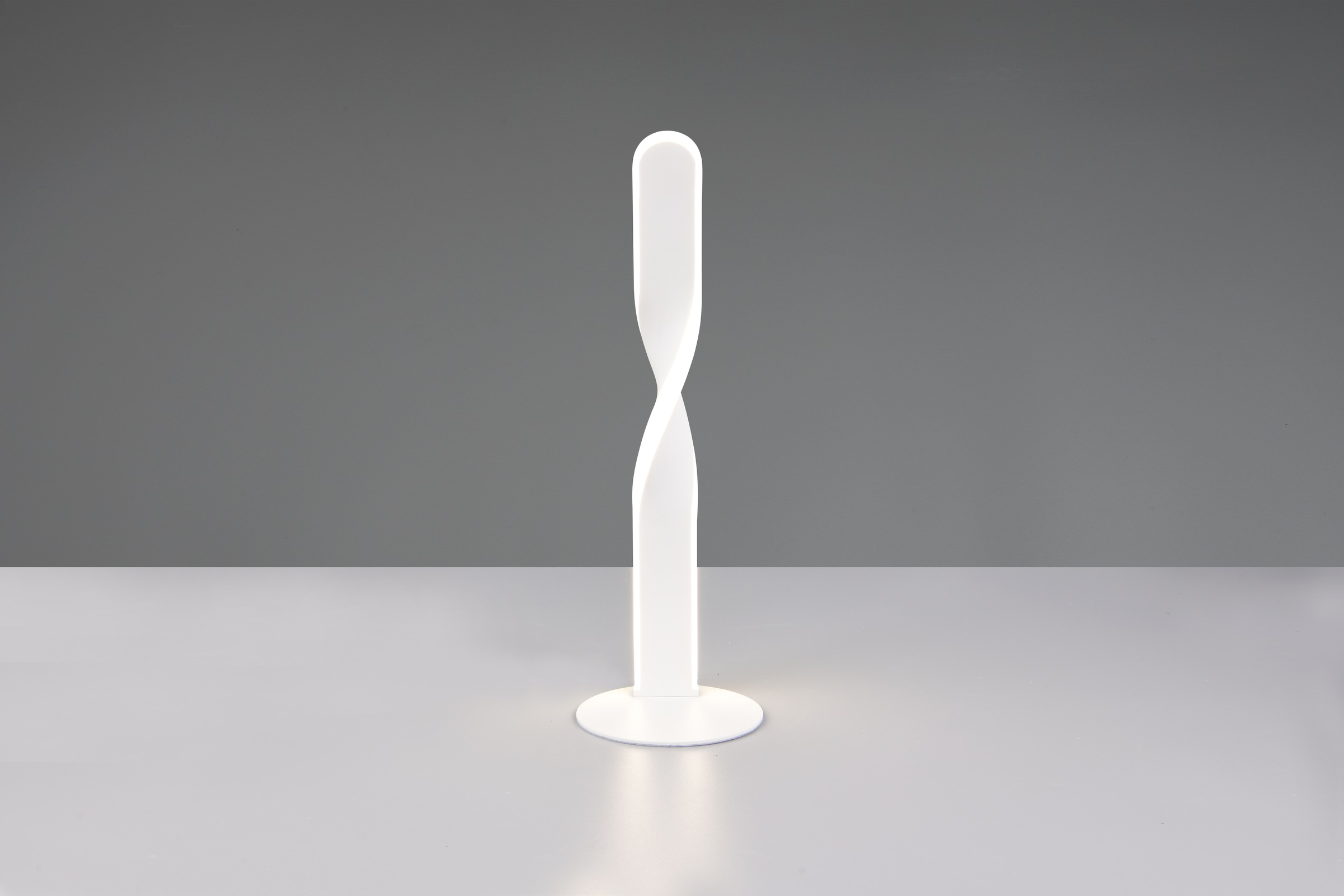 REALITY Leuchten LED Tischleuchte »GINKO, LED Tischlampe 10W 1070 Lumen 4000K kaltweiß, Schreibtischlampe« LED-Board 1 Stk. Kaltweiß Tischleuchte mit Schnurschalter ON/OFF, Höhe 40,5 cm Ø 13 cm