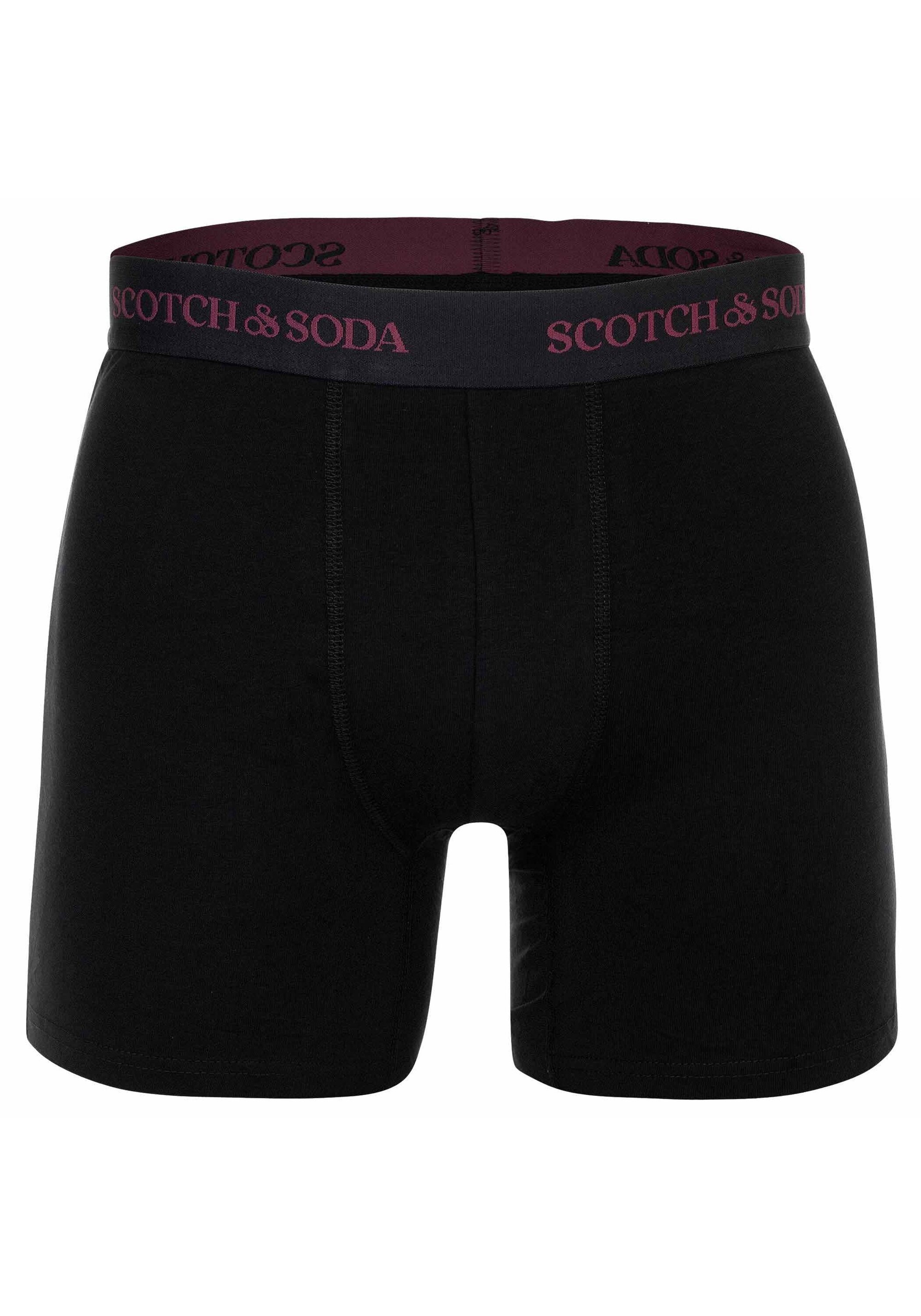 Scotch & Soda Boxershorts »Boxershort Solid Cotton Stretch 3er Pack«