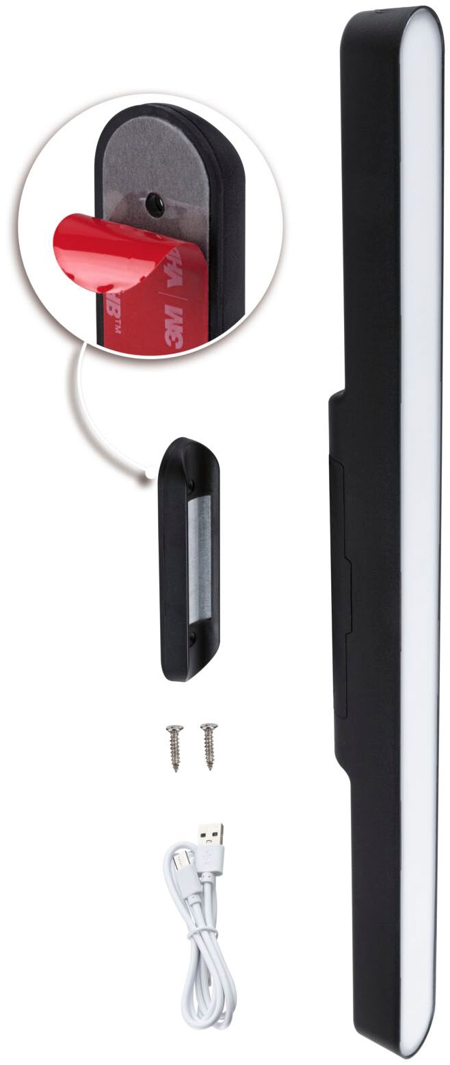 Paulmann Einbauleuchte »Mobile Möbelaufbauleuchte Atali 240lm 4000K« LED-Modul 1 Stk. Neutralweiß Dimmer, Ein-/Ausschalter, USB-Ladefunktion