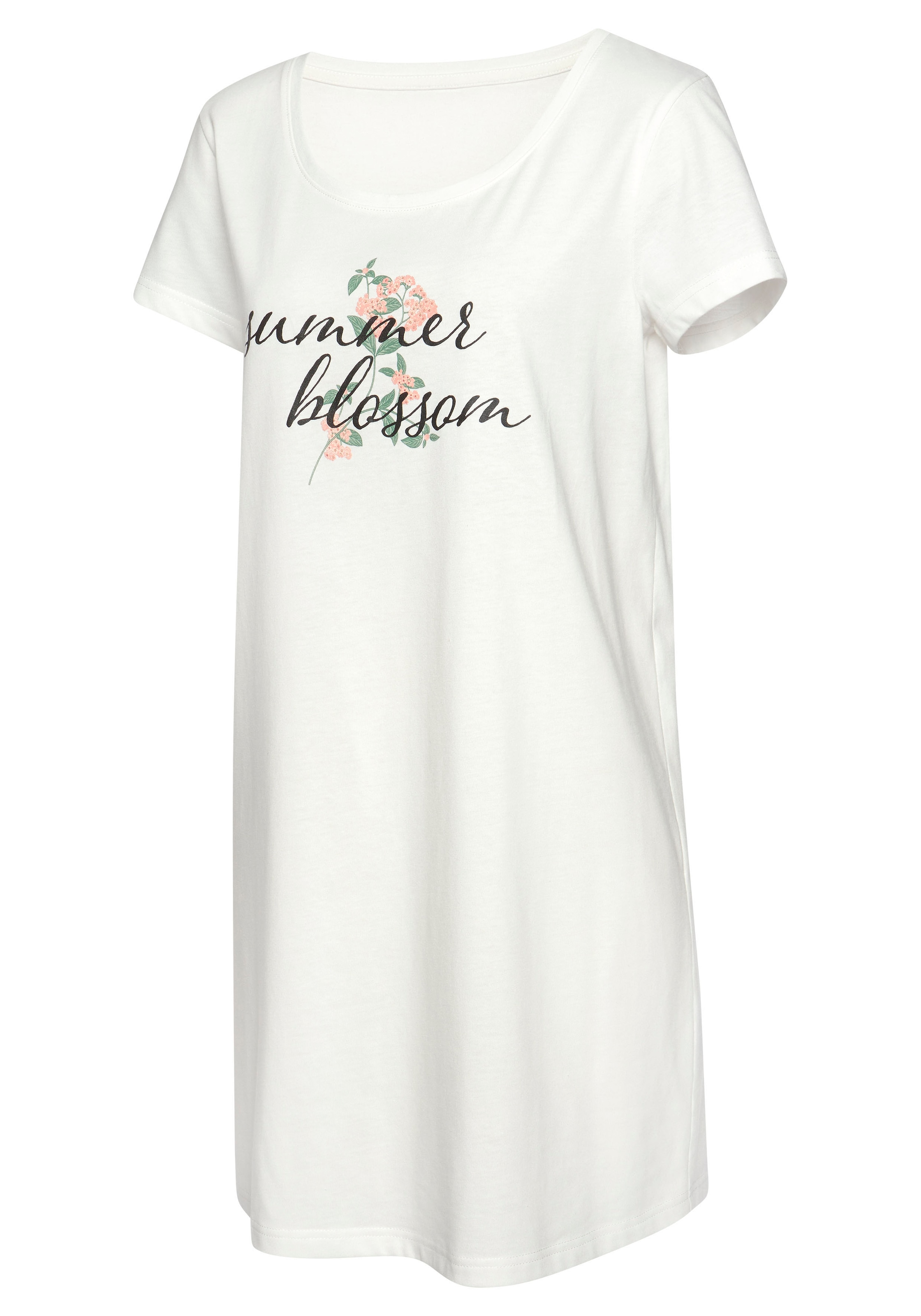 Vivance Dreams Sleepshirt, mit Statement Druck