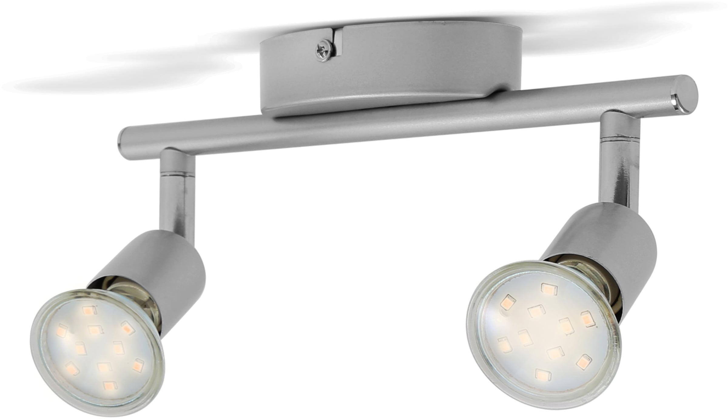 B.K.Licht LED Deckenleuchte, 2 flammig-flammig, LED Deckenlampe Wohnzimmer  schwenkbar inkl. 3W 250lm GU10 Decken-Spot online kaufen | mit 3 Jahren XXL  Garantie