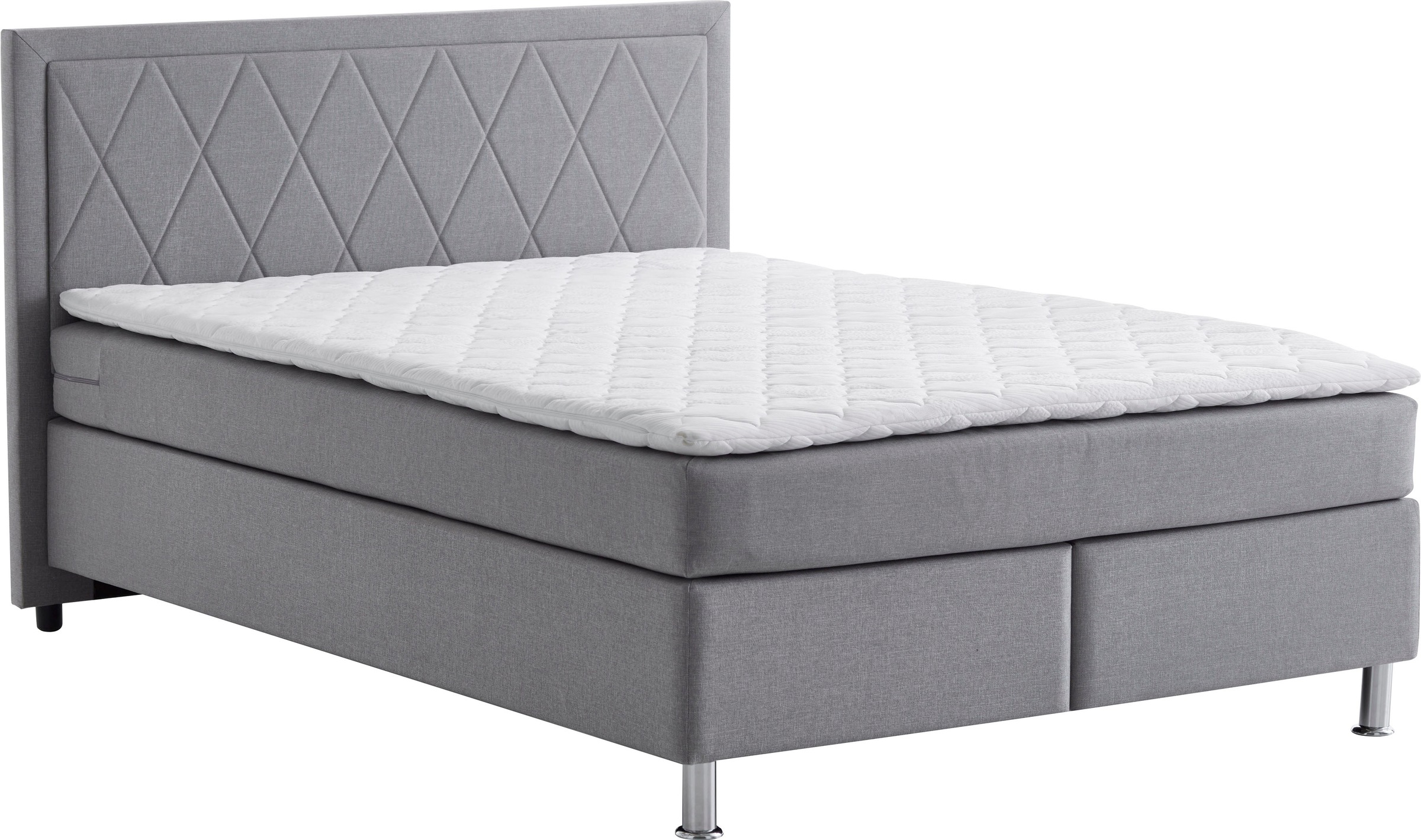 ATLANTIC home collection Boxbett »Helen«, Tonnentaschenfederkern-Matratze und Topper, wahlweise mit Bettkasten