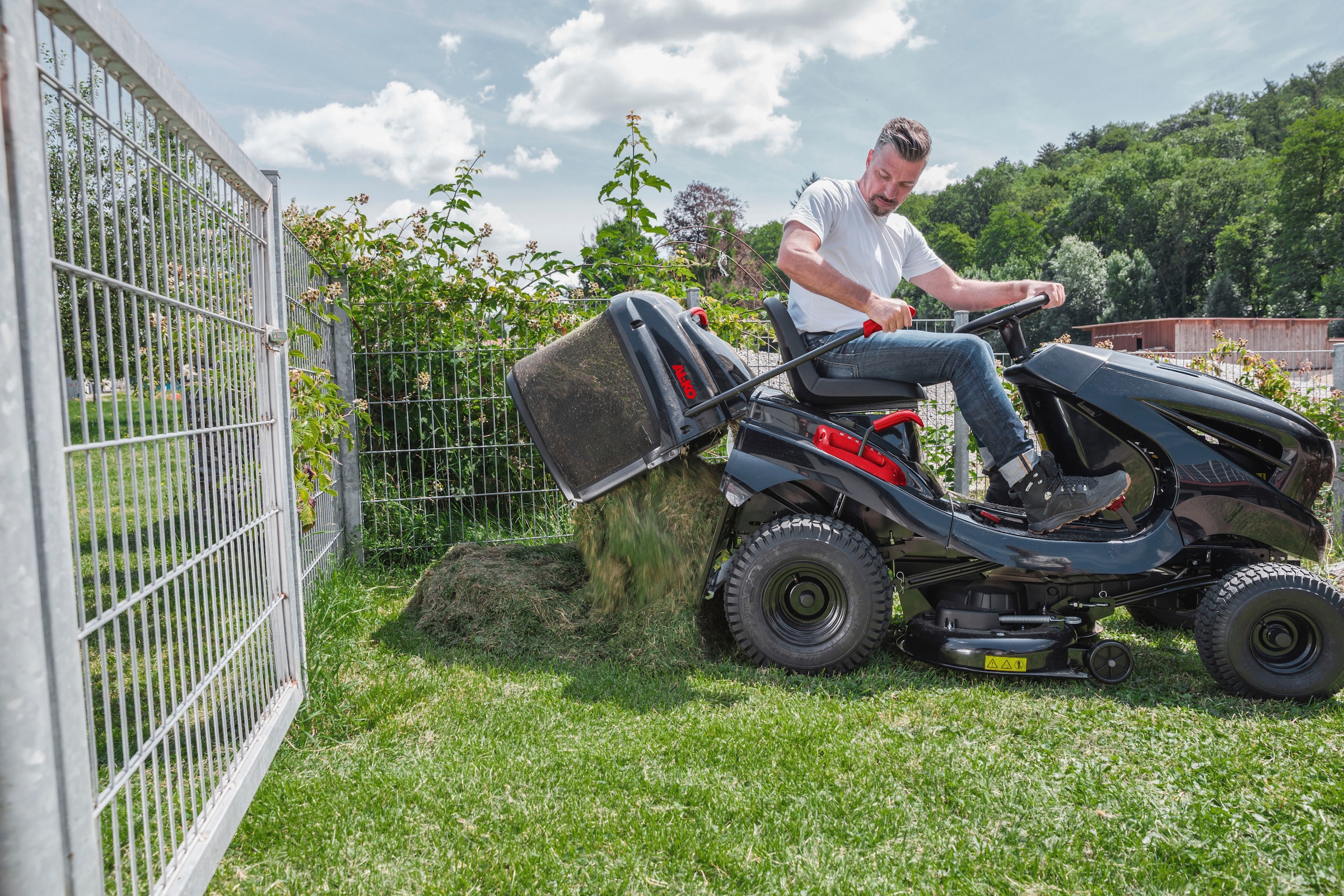 AL-KO Rasentraktor »Traktor 15-93.2 HD-A Easy« 93 cm Schnittbreite