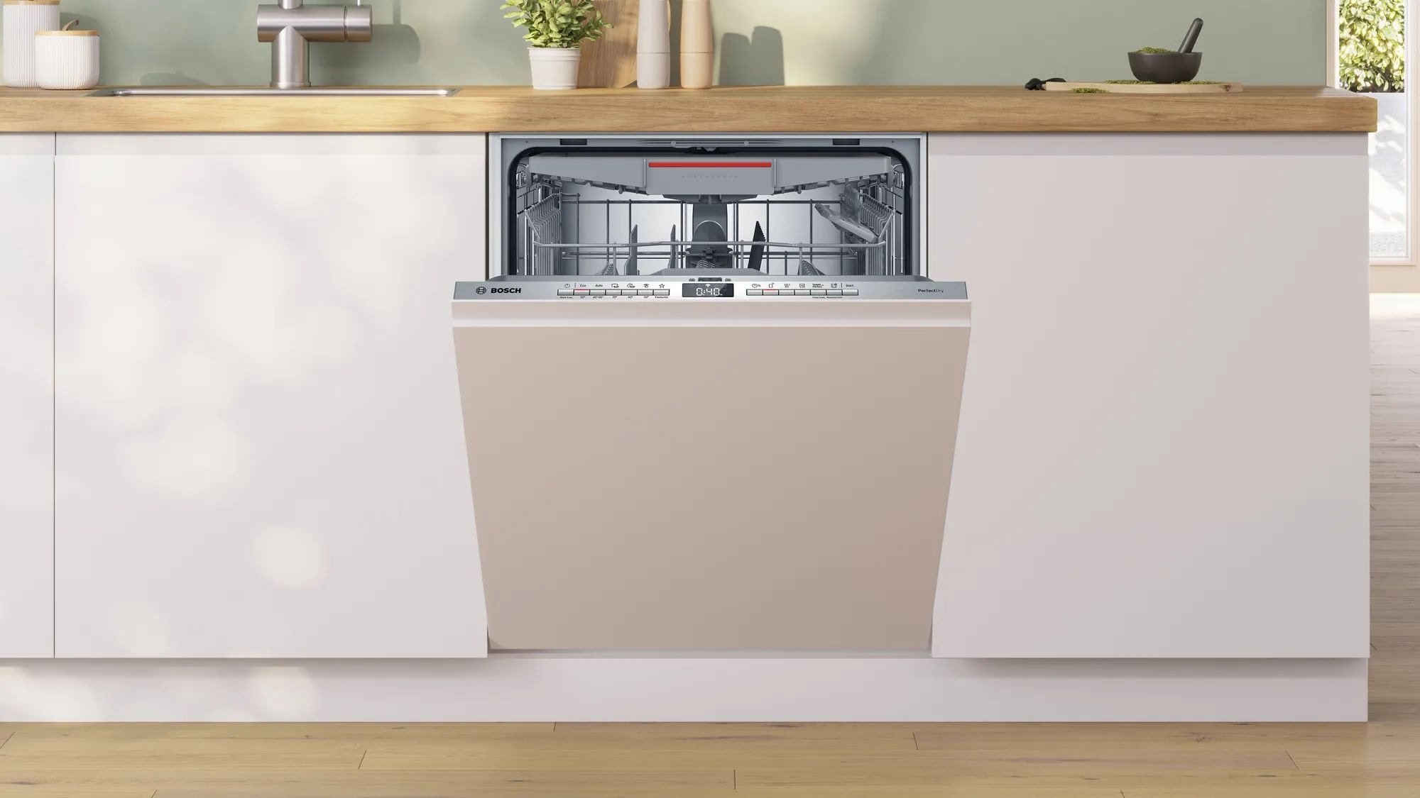 BOSCH vollintegrierbarer Geschirrspüler Serie 6 »SMV6ZCX13E«, 14 Maßgedecke