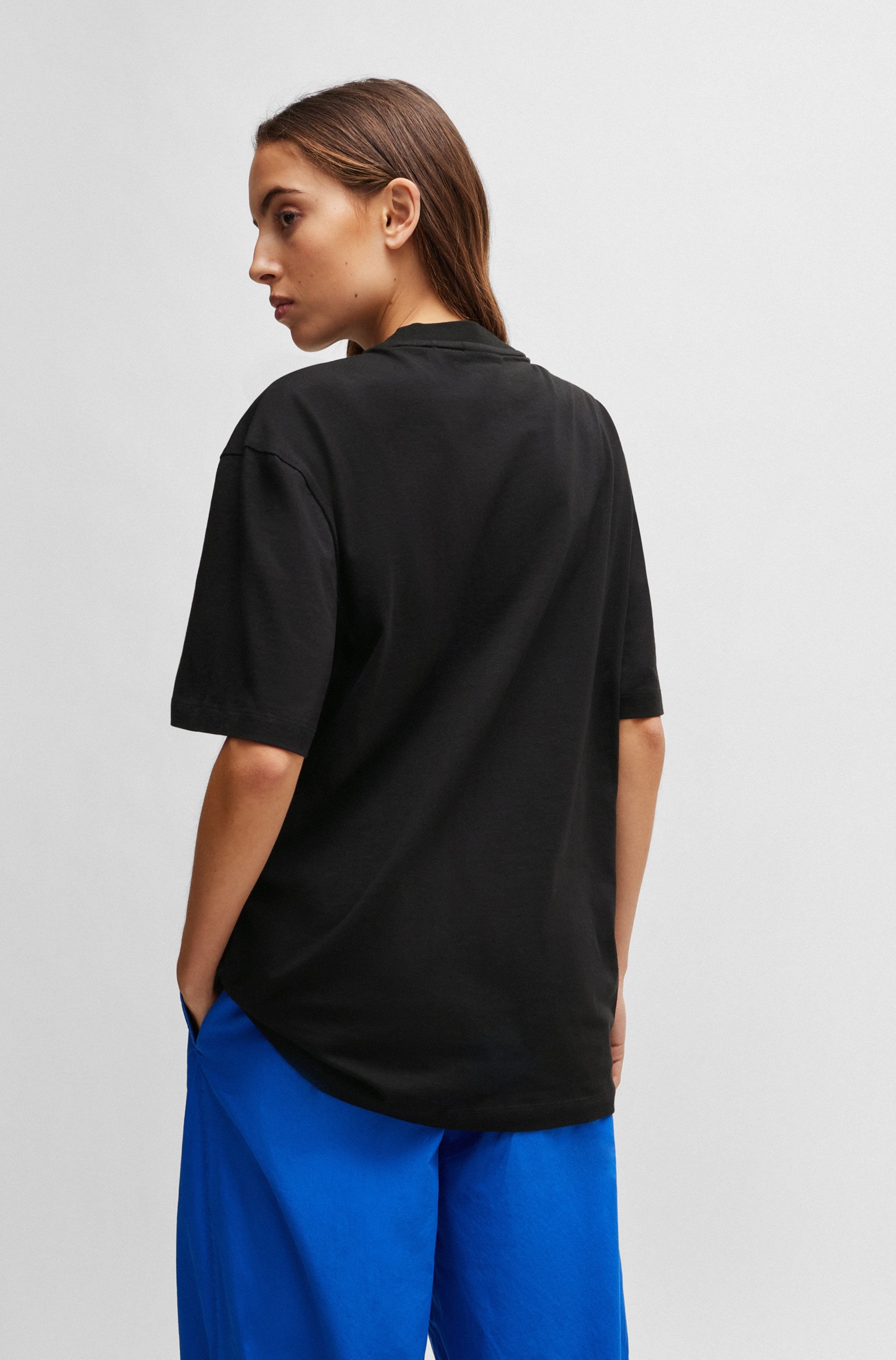 HUGO Blue T-Shirt »Nico«, mit großem Logo-Print, Unisex