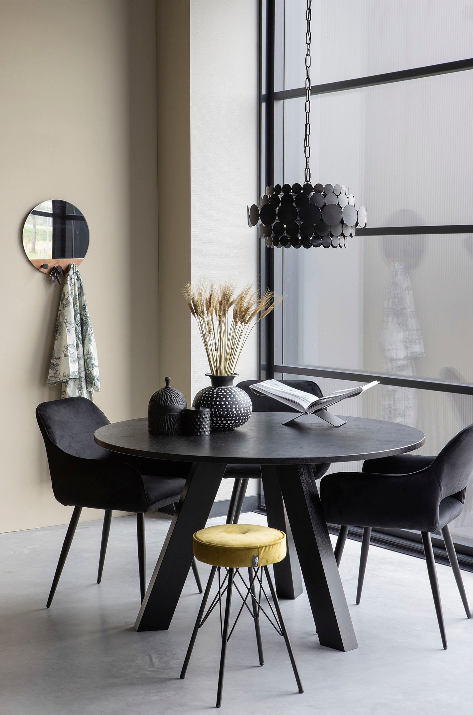 WOOOD Esszimmerstuhl »Jel«, 2 St., Samtvelours, gepolstert, 4-Fuß-Gestell, H 80 cm x B 60 cm