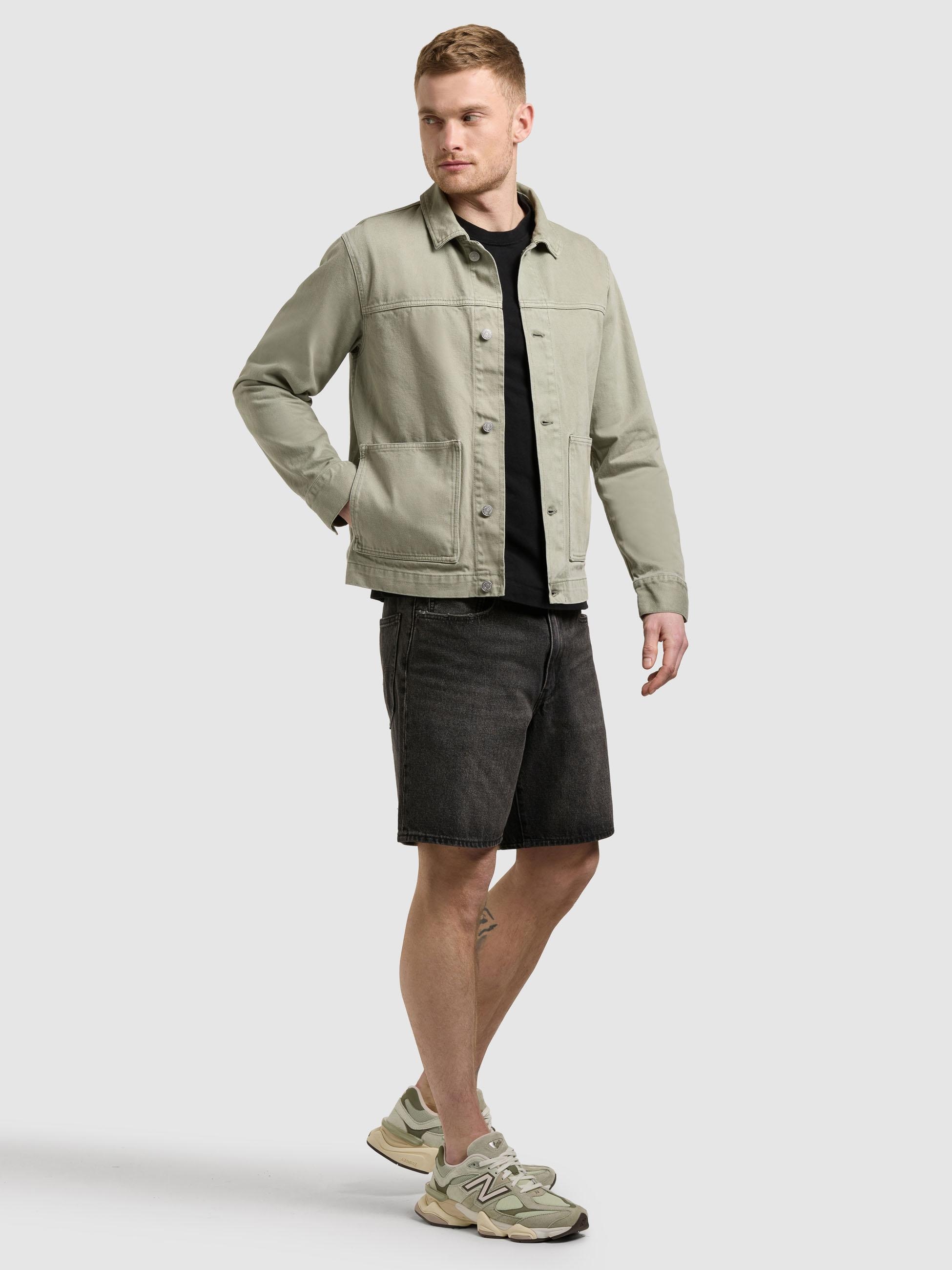 khujo Jeansjacke »Jeansjacke Barto« ohne Kapuze Modische Jacke in Jeans-Optik